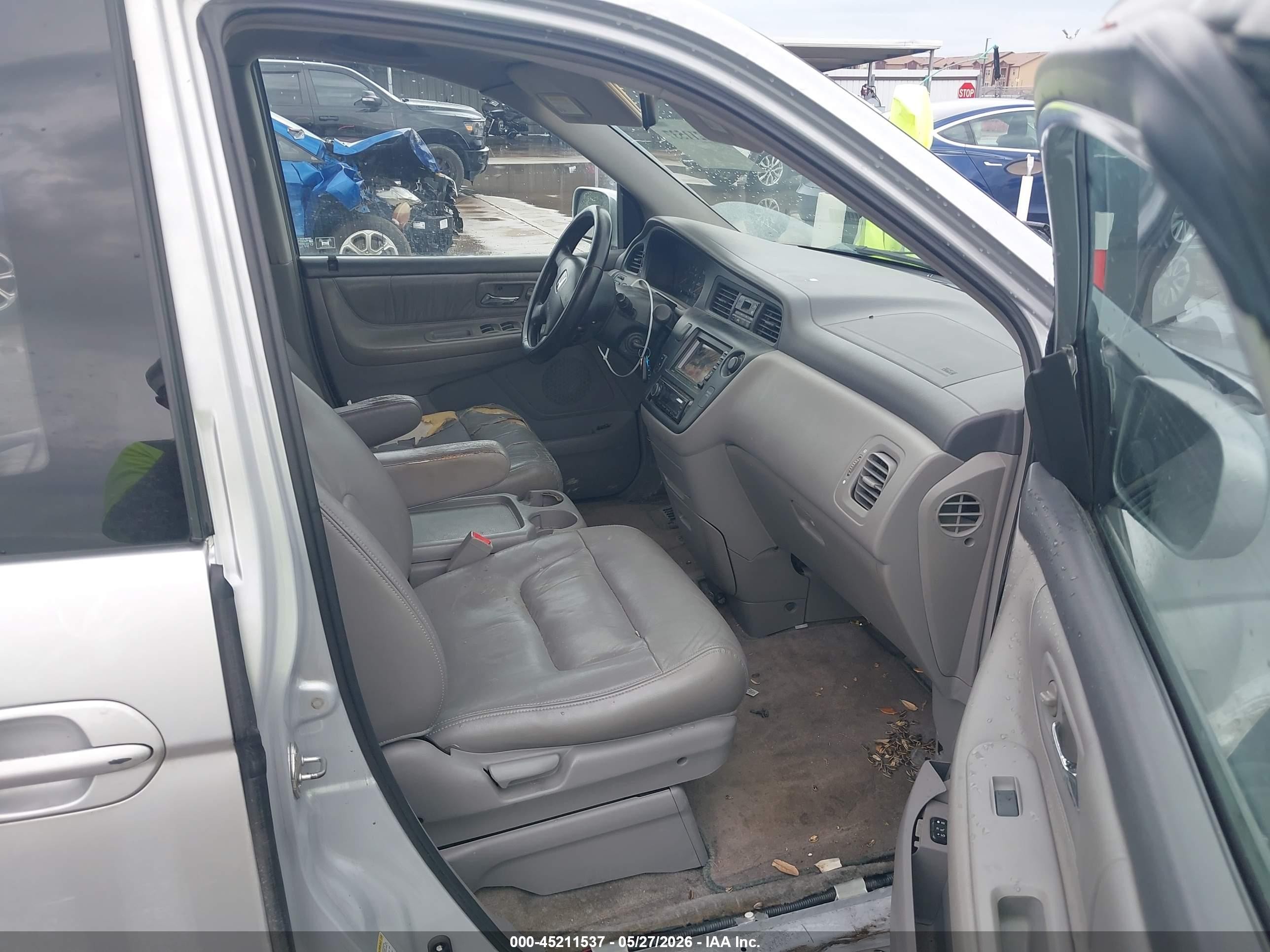 2003 Honda Odyssey Ex-l Silver vin: 5FNRL18763B050140