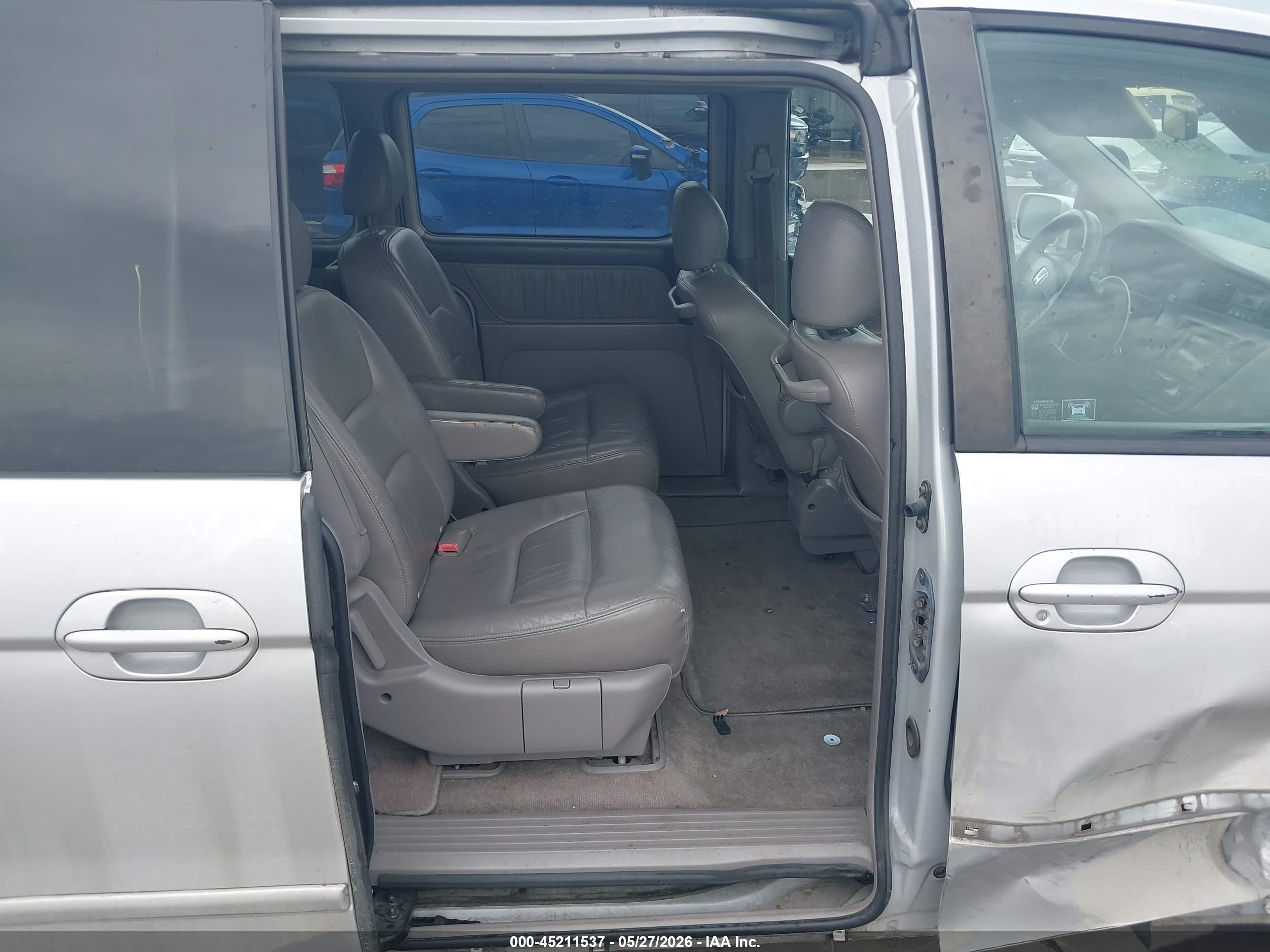 2003 Honda Odyssey Ex-l Silver vin: 5FNRL18763B050140