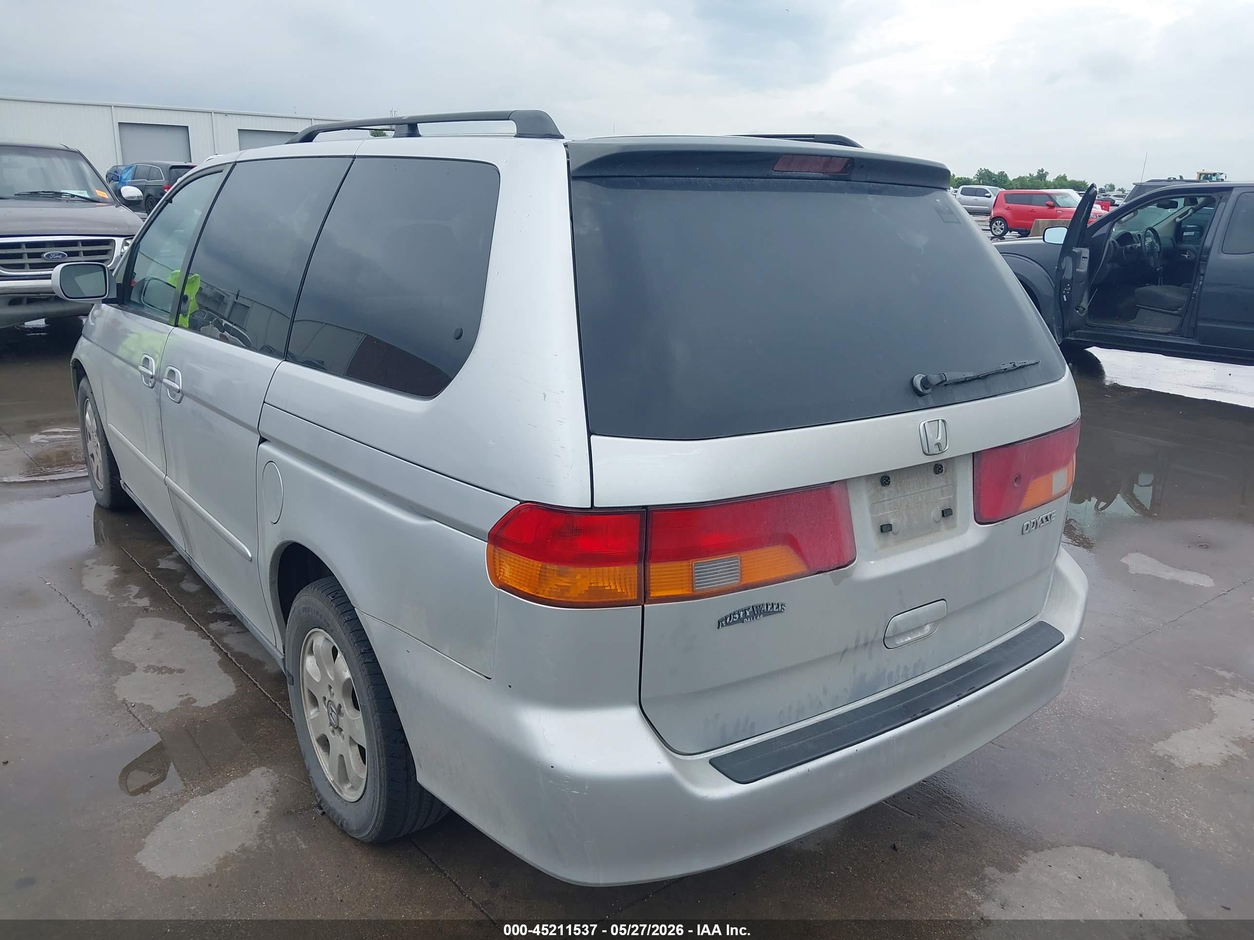 2003 Honda Odyssey Ex-l Silver vin: 5FNRL18763B050140