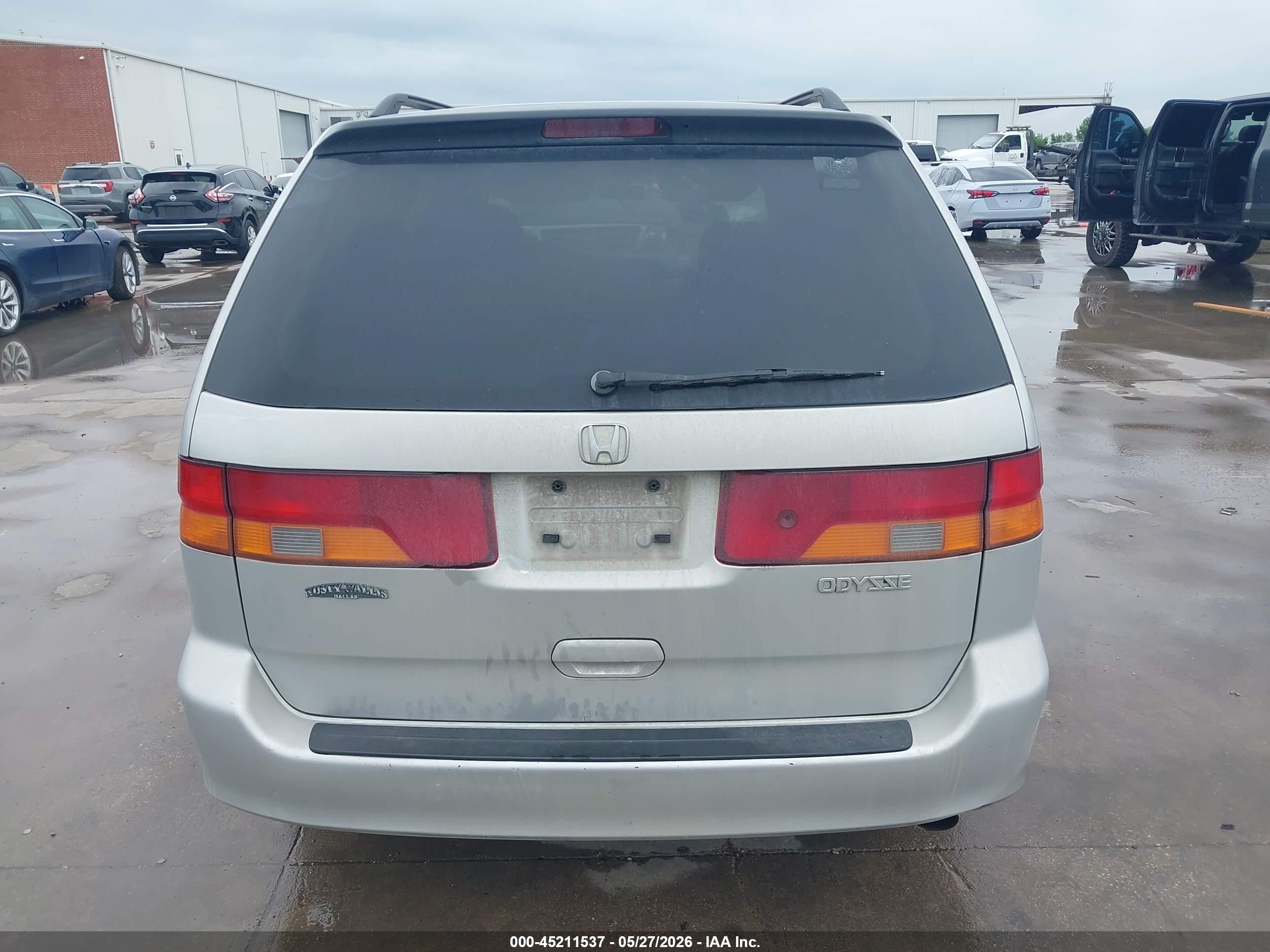 2003 Honda Odyssey Ex-l Silver vin: 5FNRL18763B050140