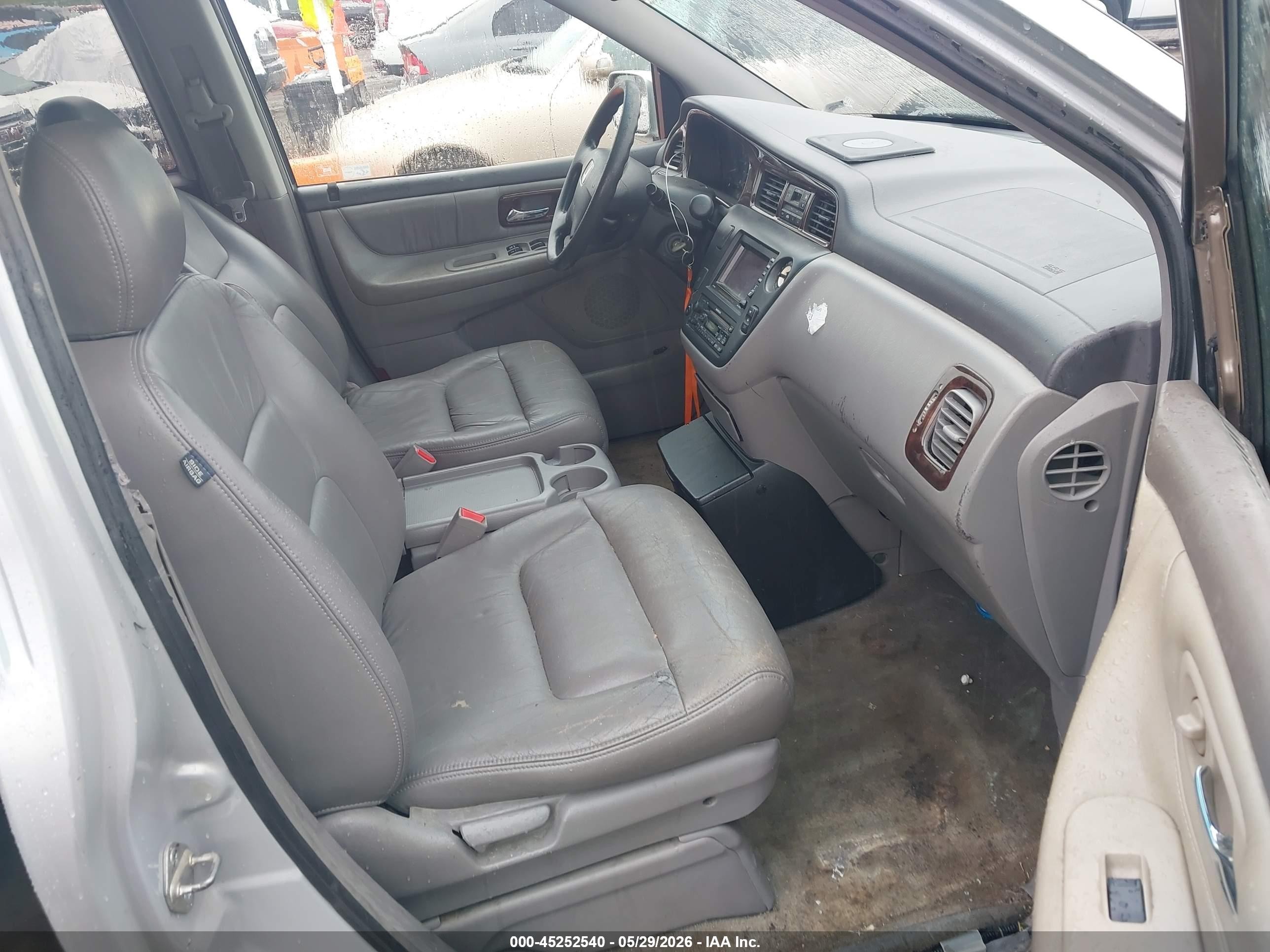 2002 Honda Odyssey Ex-l Серебряный vin: 5FNRL18772B050940