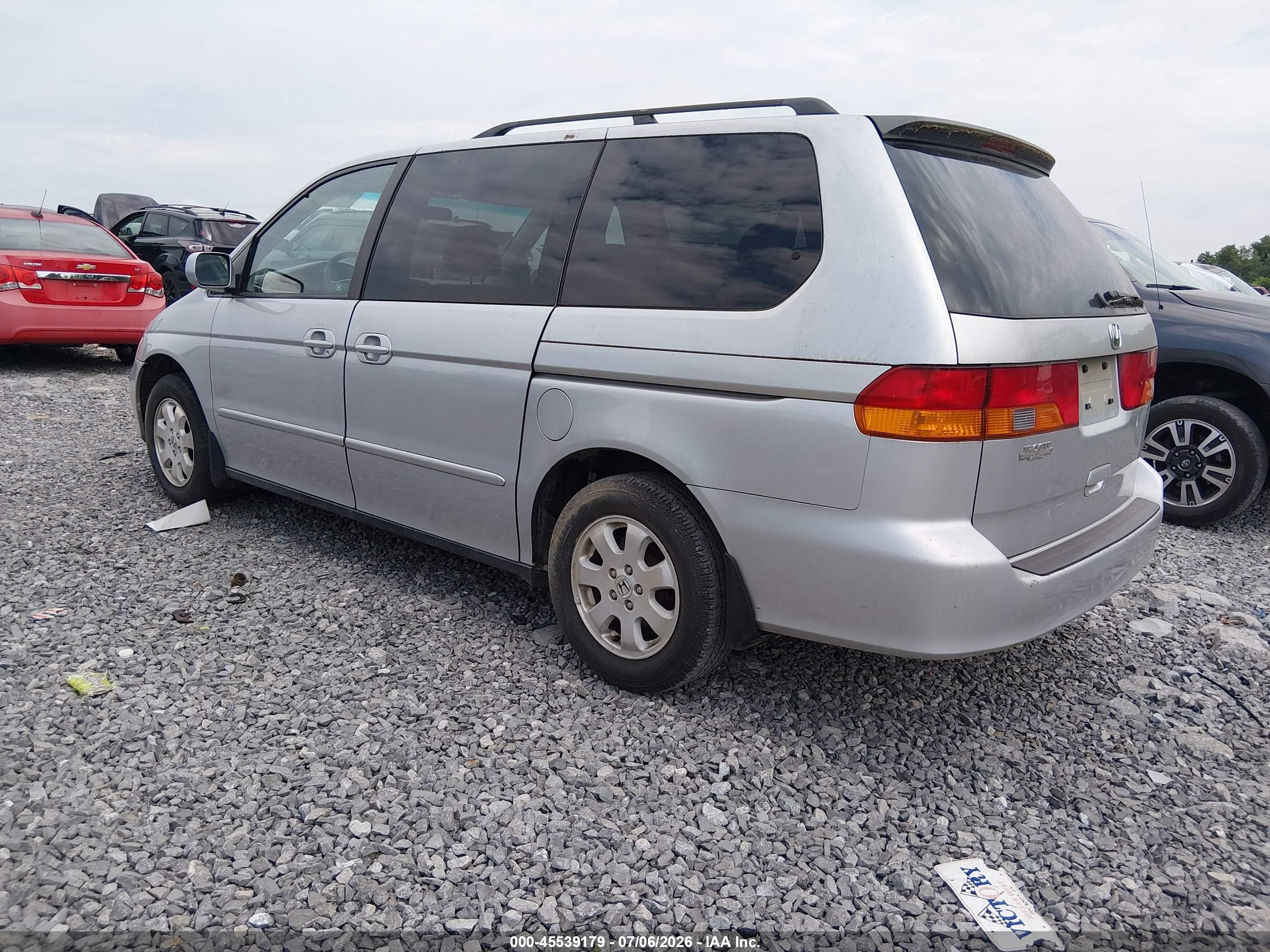 2003 Honda Odyssey Ex-l Silver vin: 5FNRL18793B081821