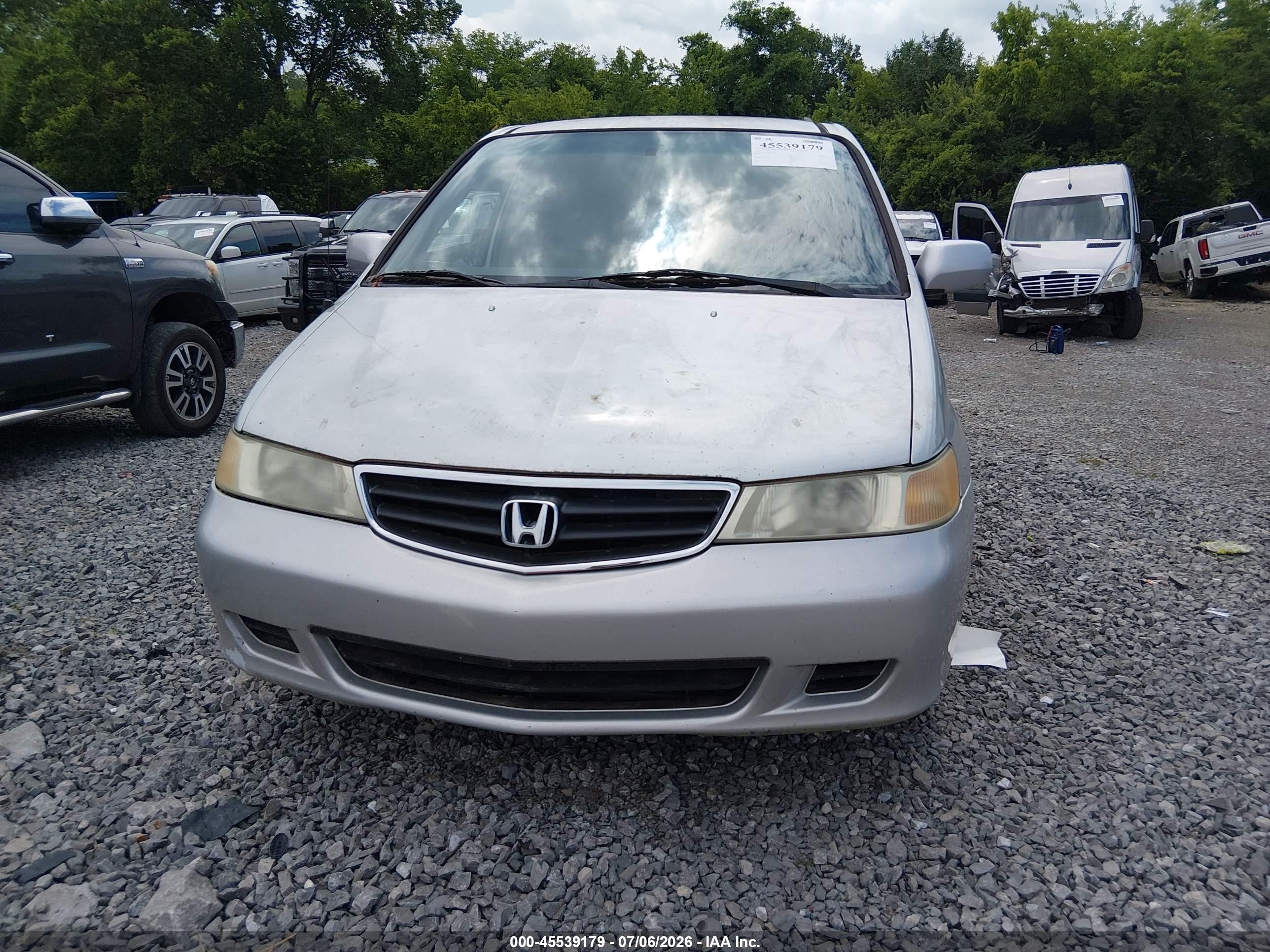 2003 Honda Odyssey Ex-l Silver vin: 5FNRL18793B081821