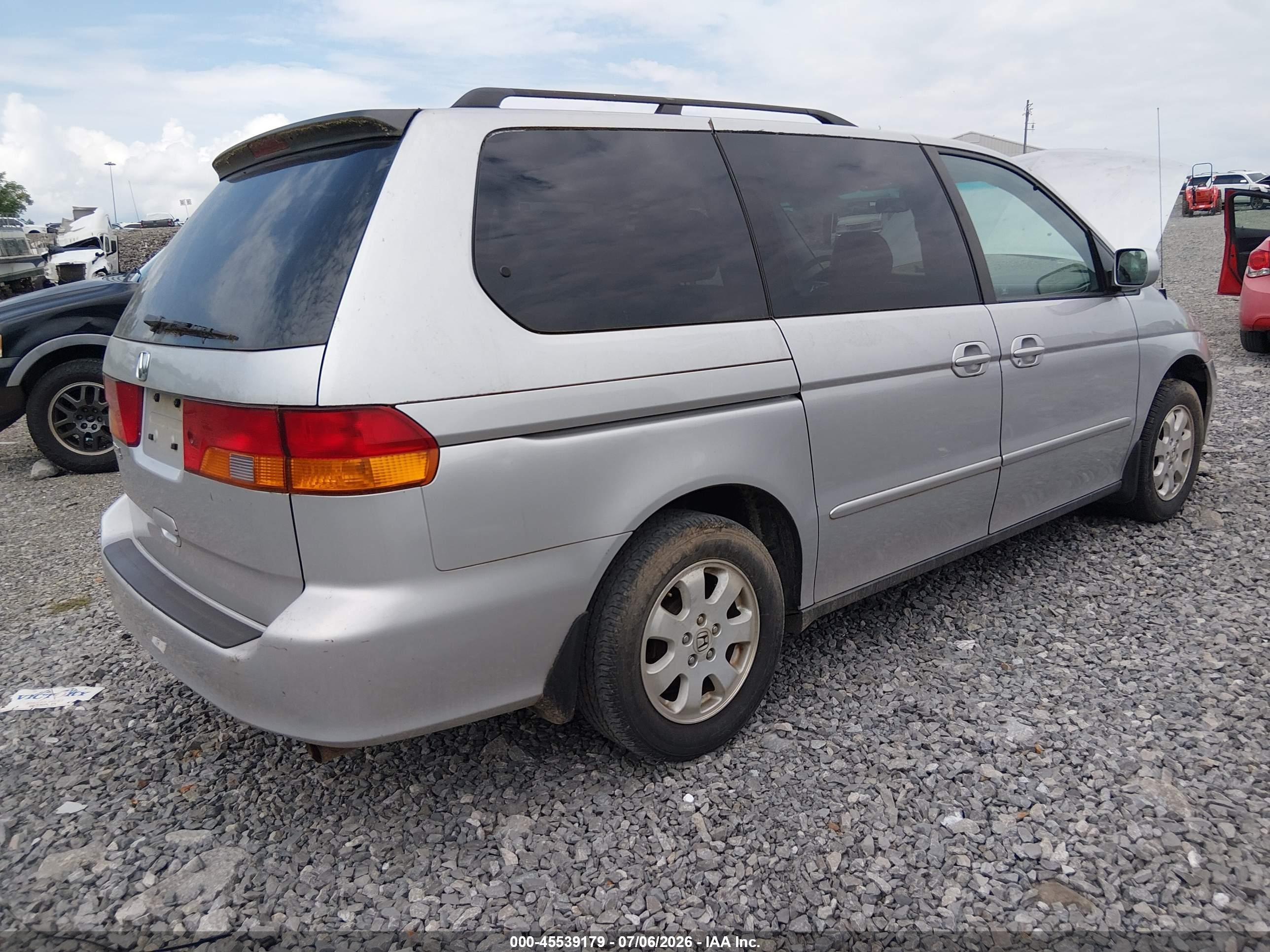 2003 Honda Odyssey Ex-l Silver vin: 5FNRL18793B081821