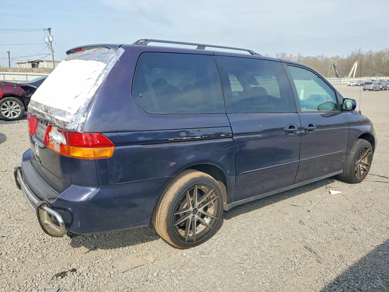 2004 Honda Odyssey Ex Gray vin: 5FNRL18824B112935