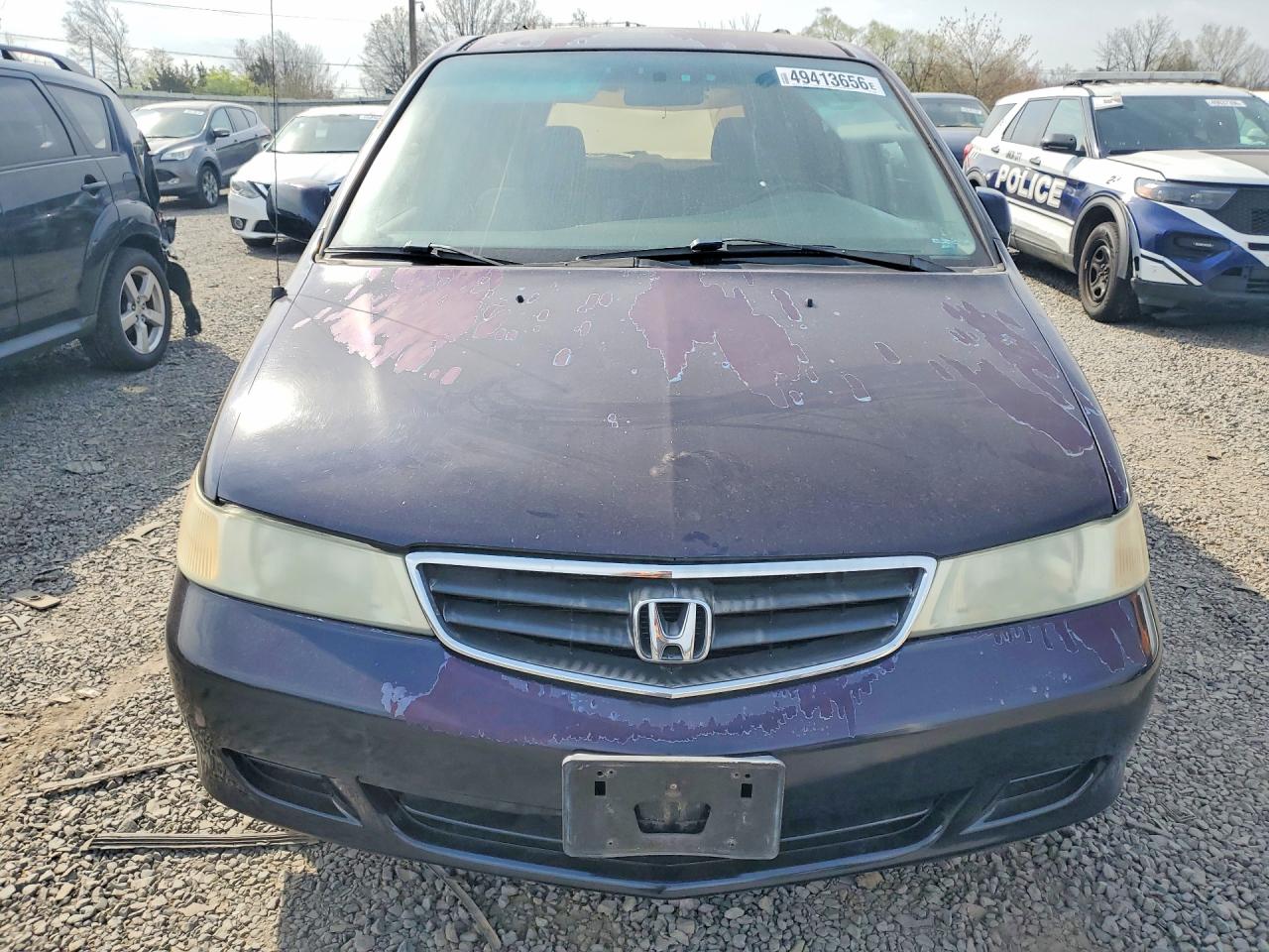 2004 Honda Odyssey Ex Gray vin: 5FNRL18824B112935