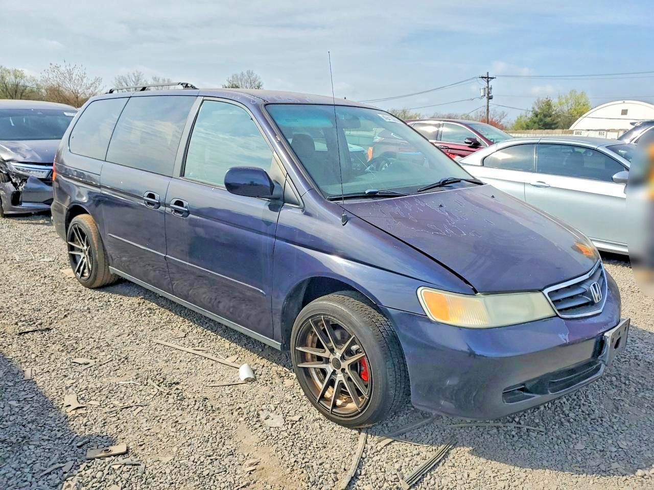 2004 Honda Odyssey Ex Gray vin: 5FNRL18824B112935