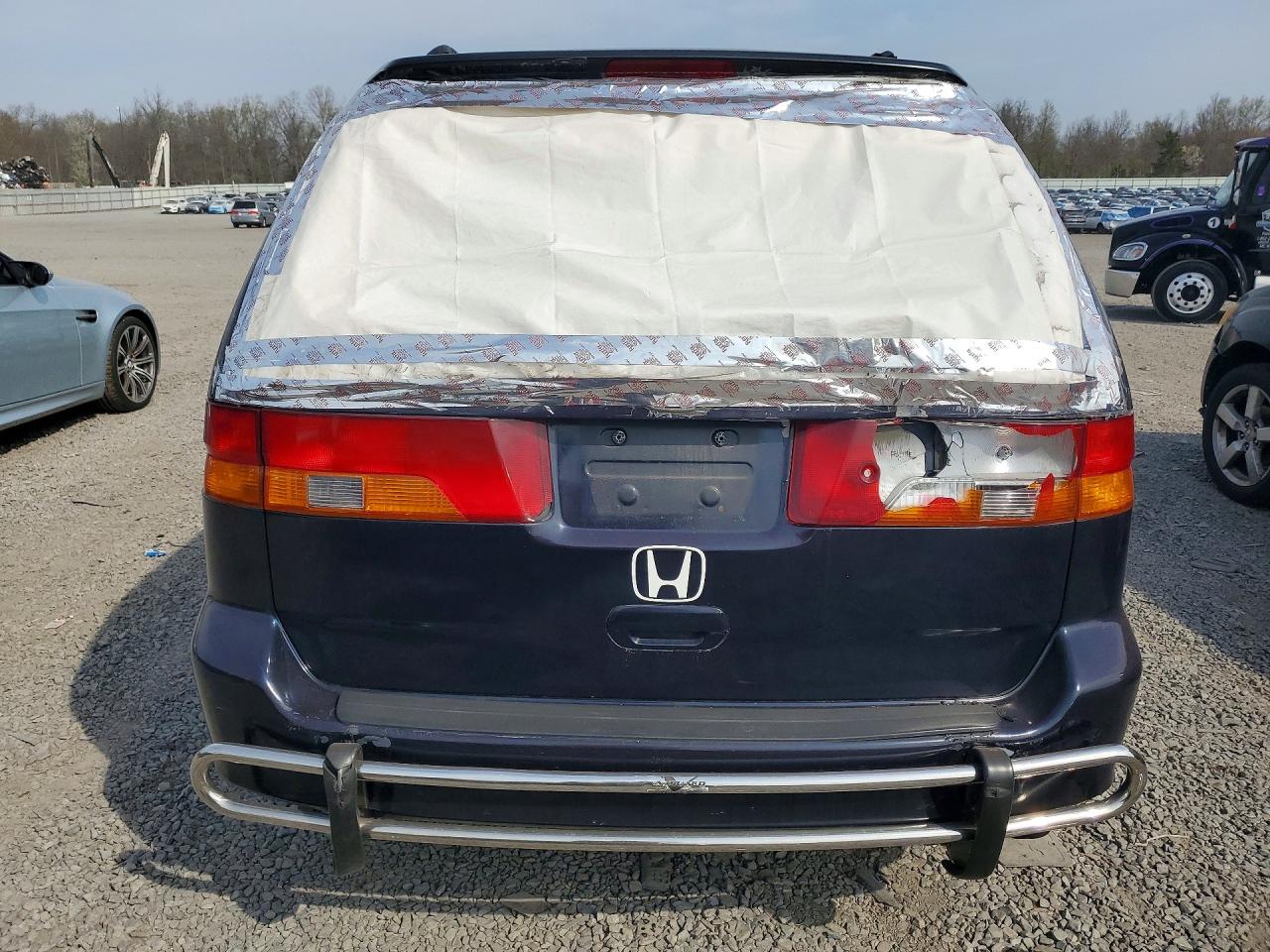 2004 Honda Odyssey Ex Gray vin: 5FNRL18824B112935