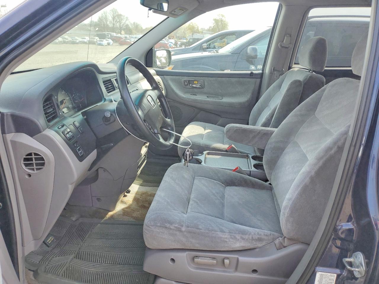 2004 Honda Odyssey Ex Gray vin: 5FNRL18824B112935
