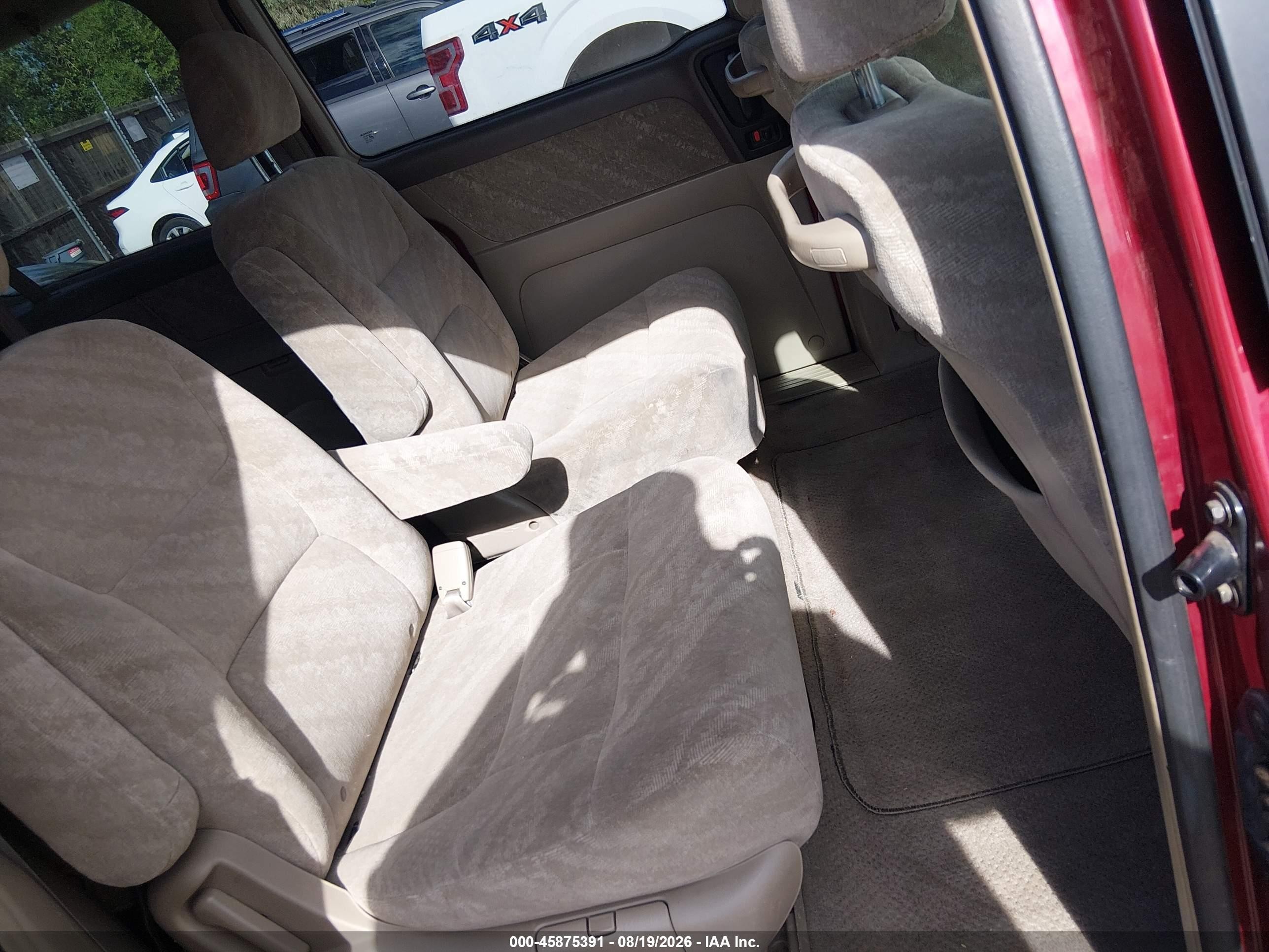 2004 Honda Odyssey Ex Red vin: 5FNRL18834B131140
