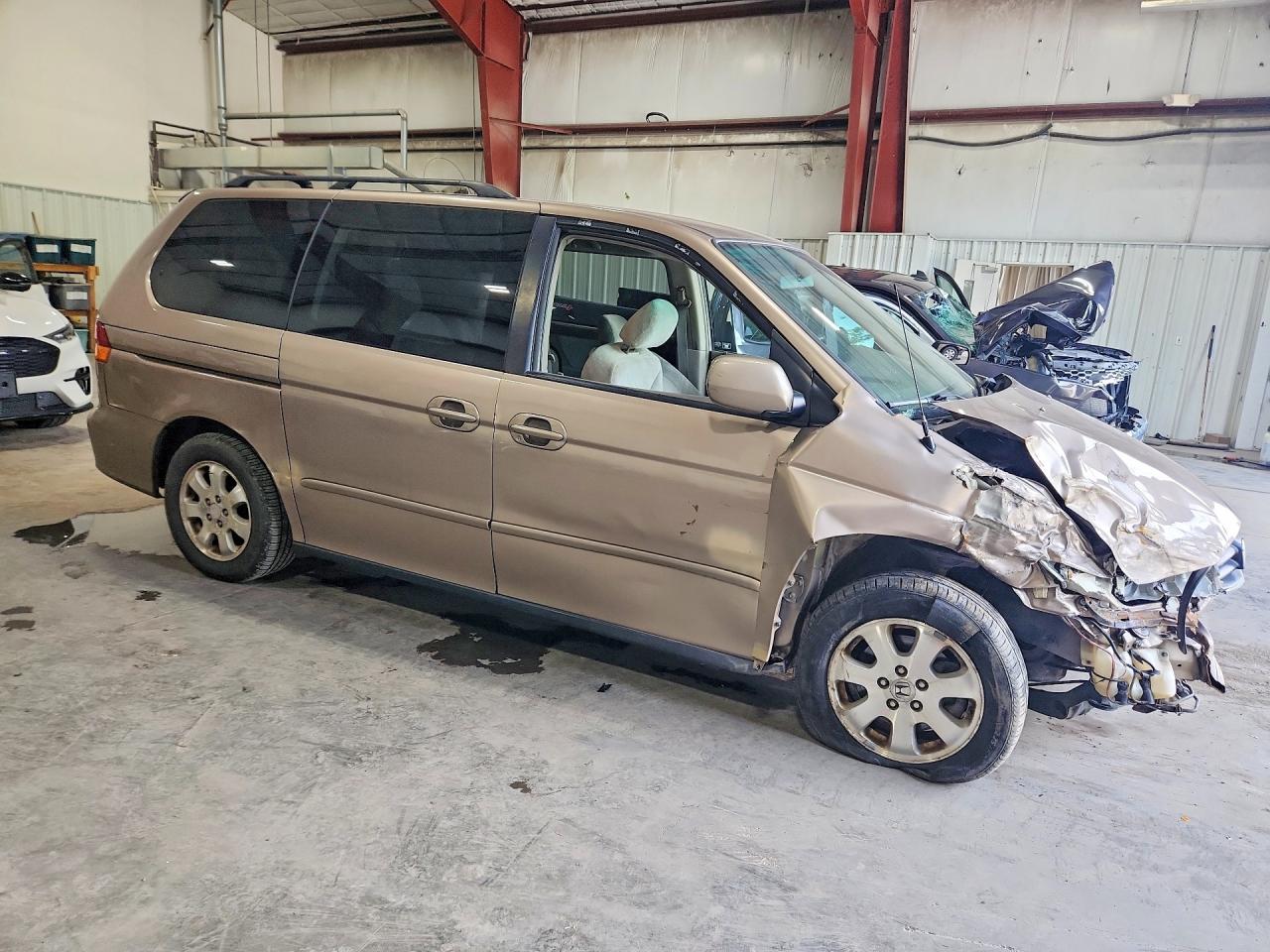 2004 Honda Odyssey Ex Tan vin: 5FNRL18834B133227