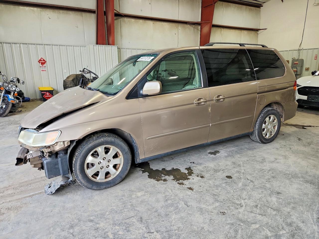 2004 Honda Odyssey Ex Tan vin: 5FNRL18834B133227