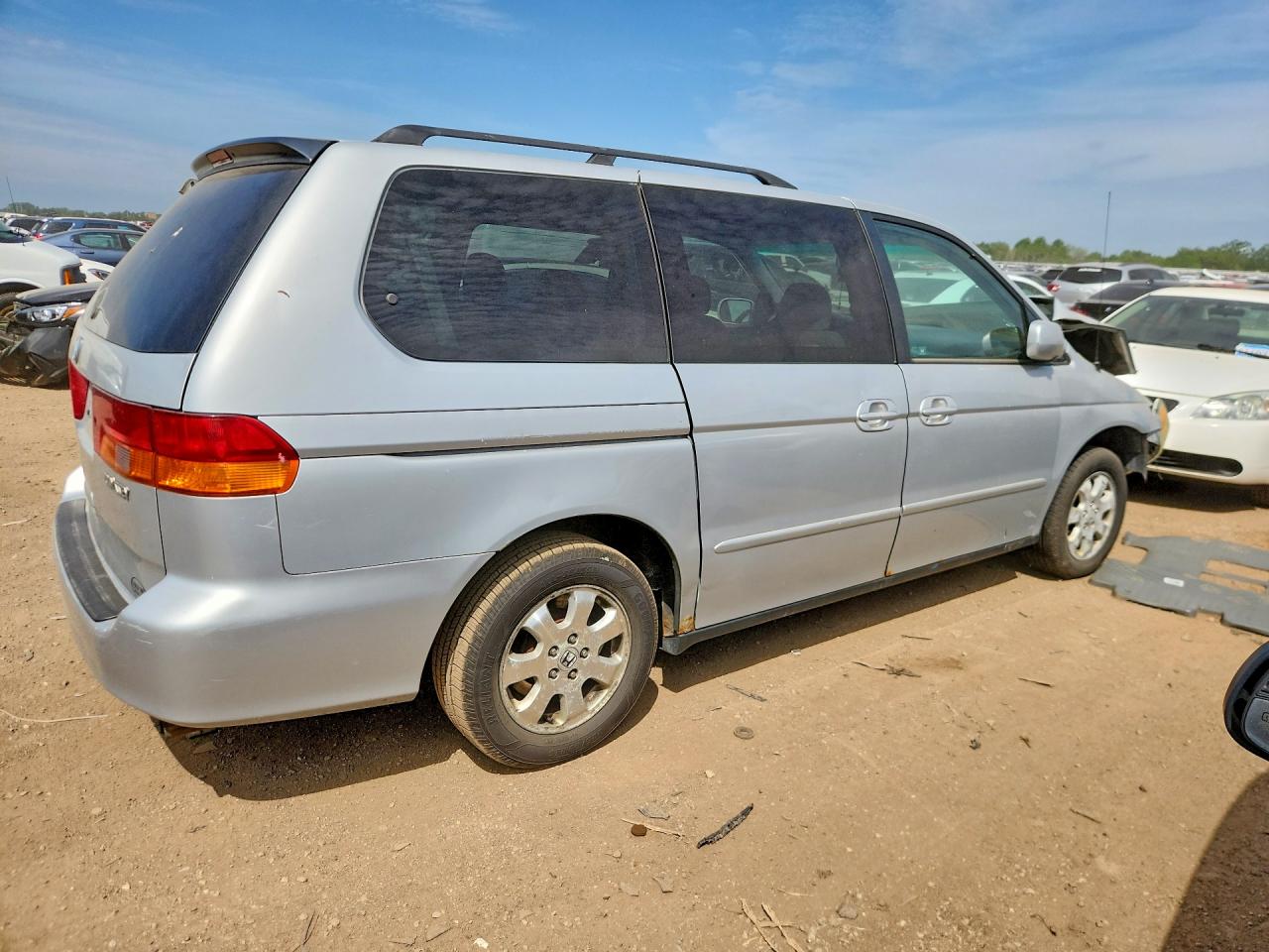 2004 Honda Odyssey Ex Gray vin: 5FNRL18844B087598