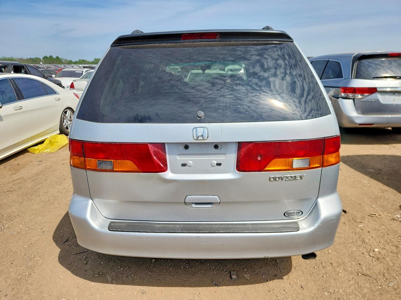 2004 Honda Odyssey Ex Gray vin: 5FNRL18844B087598