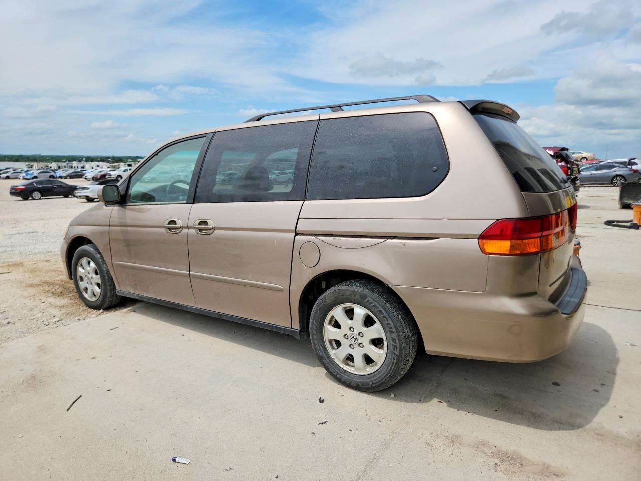 2004 Honda Odyssey Ex Tan vin: 5FNRL18844B113214