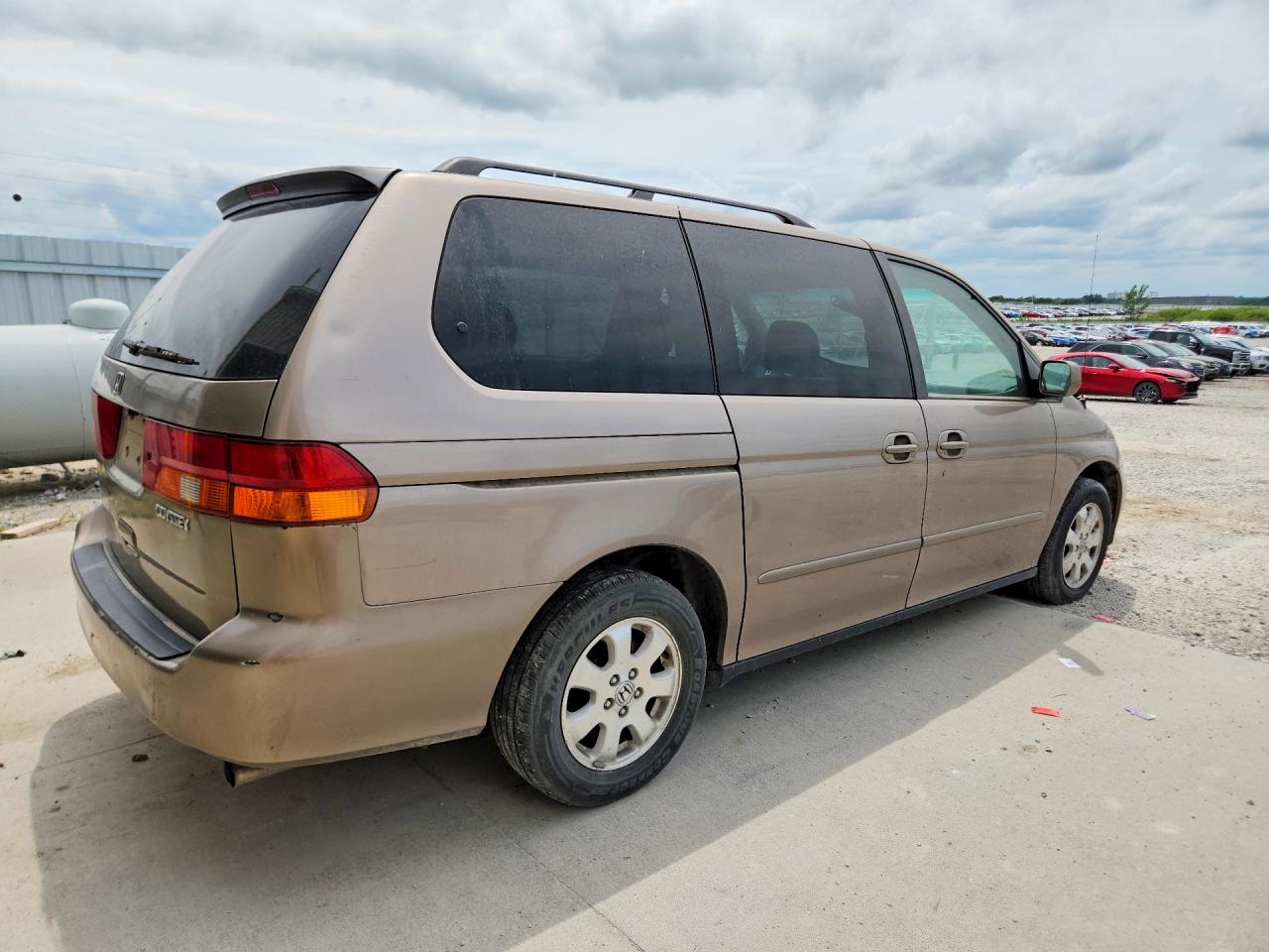 2004 Honda Odyssey Ex Tan vin: 5FNRL18844B113214