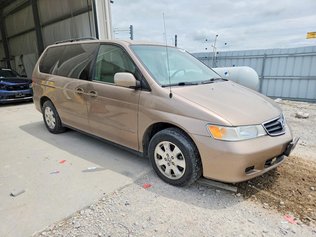 2004 Honda Odyssey Ex Tan vin: 5FNRL18844B113214