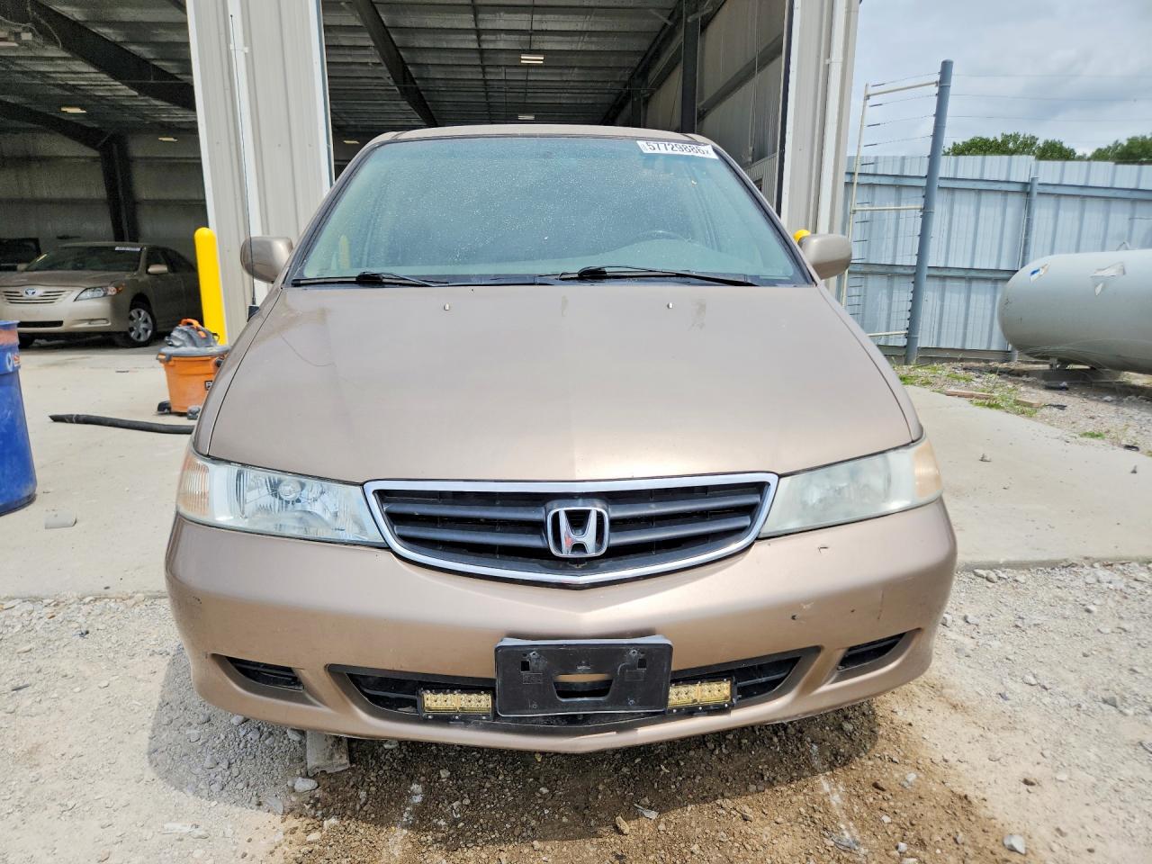 2004 Honda Odyssey Ex Tan vin: 5FNRL18844B113214