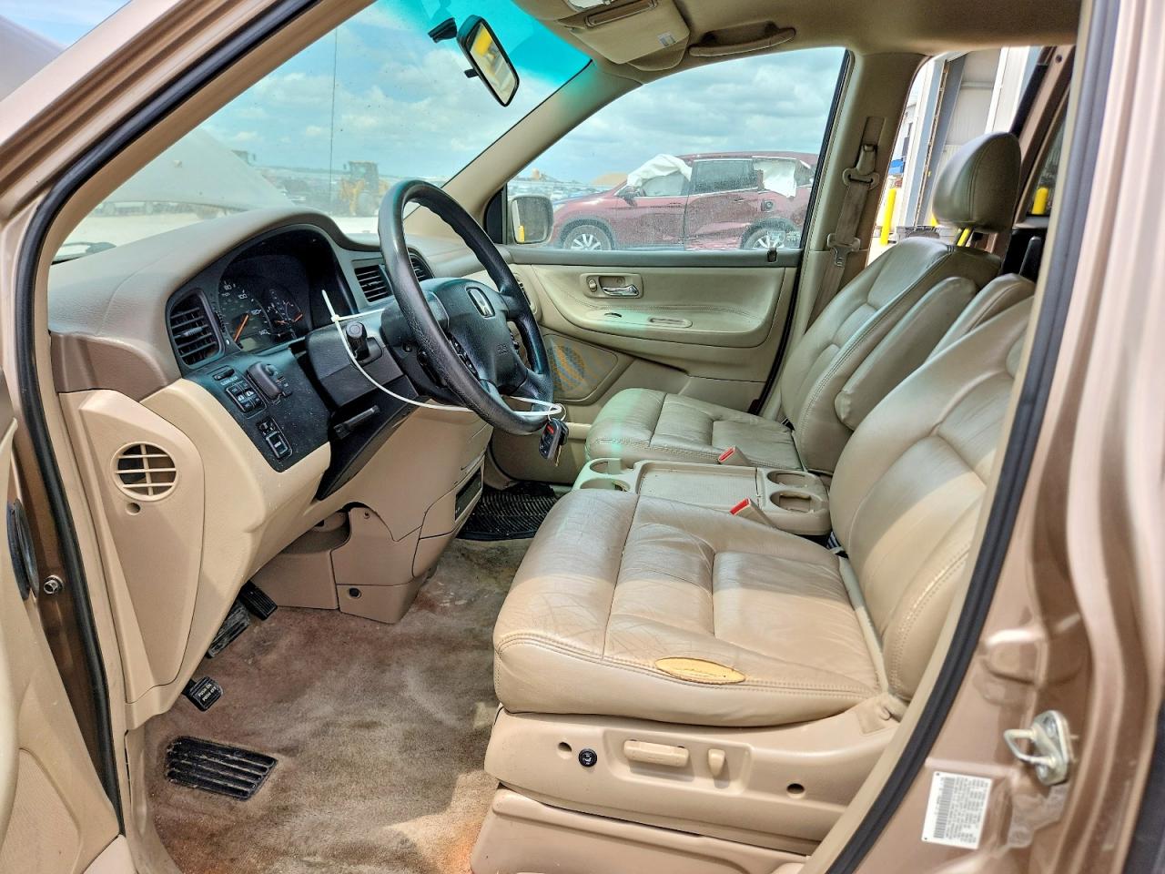 2004 Honda Odyssey Ex Tan vin: 5FNRL18844B113214