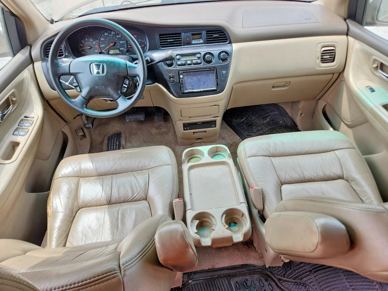 2004 Honda Odyssey Ex Tan vin: 5FNRL18844B113214