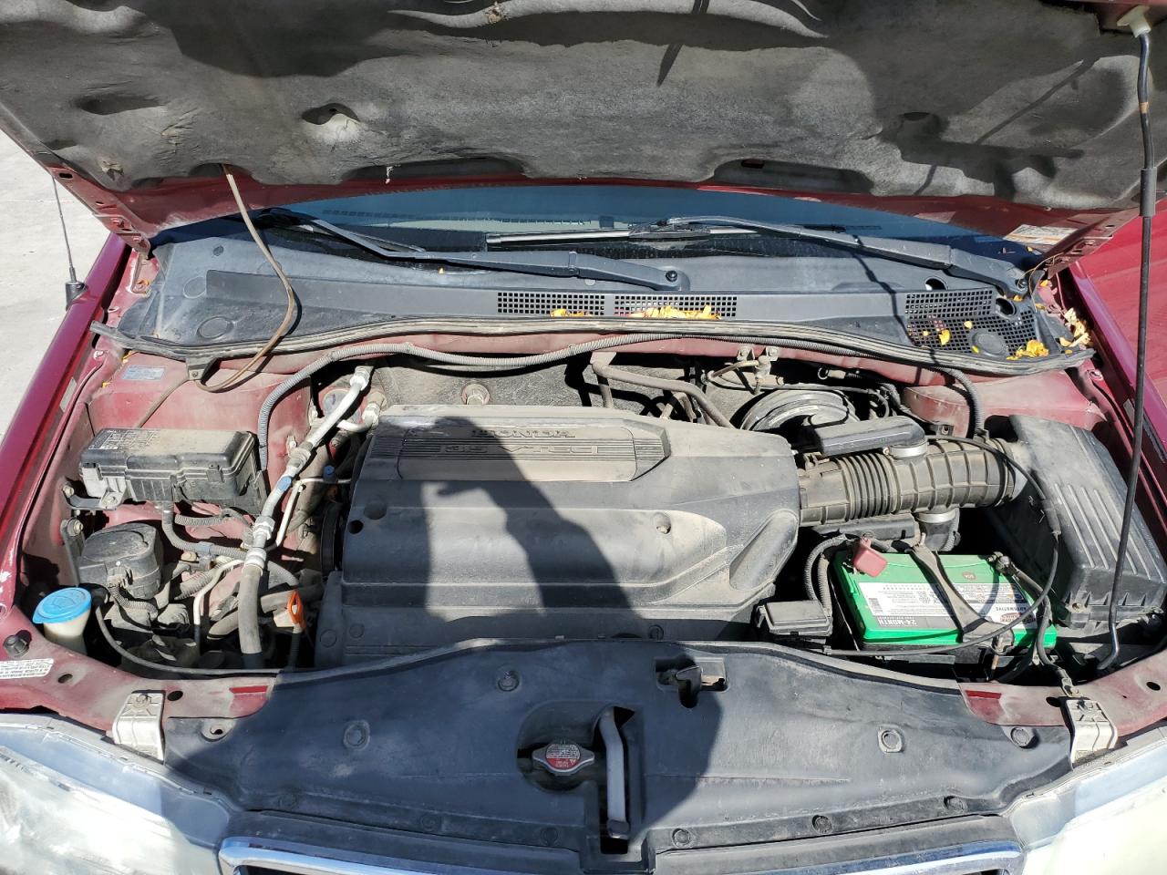 2004 Honda Odyssey Ex Red vin: 5FNRL18844B149579
