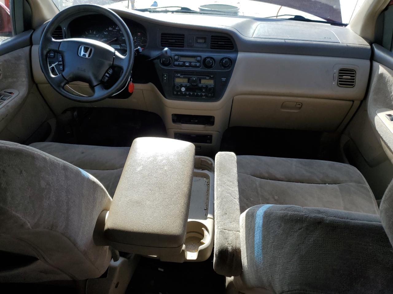 2004 Honda Odyssey Ex Red vin: 5FNRL18844B149579