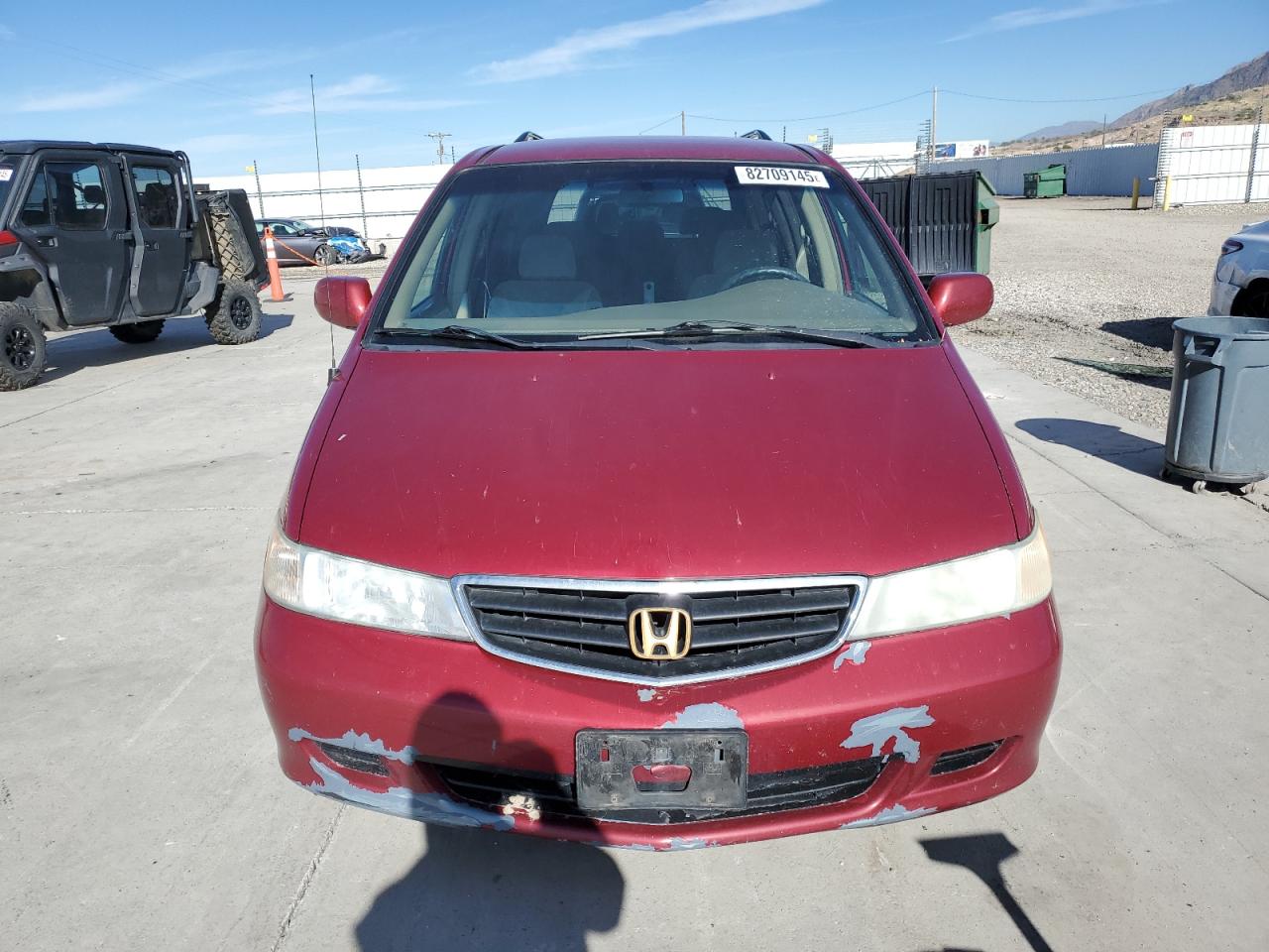 2004 Honda Odyssey Ex Red vin: 5FNRL18844B149579