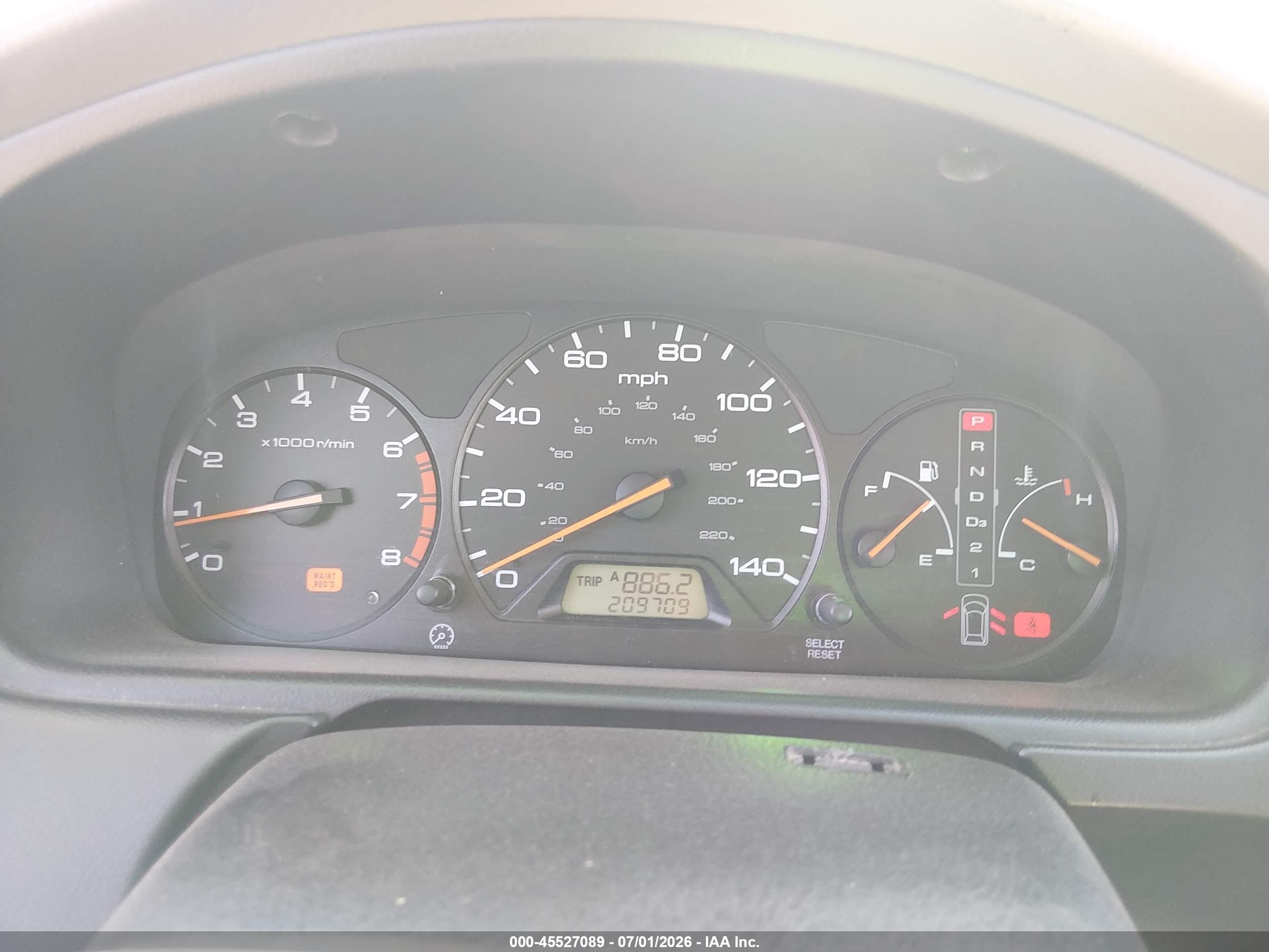 2004 Honda Odyssey Ex Желто-коричневый vin: 5FNRL18854B088484