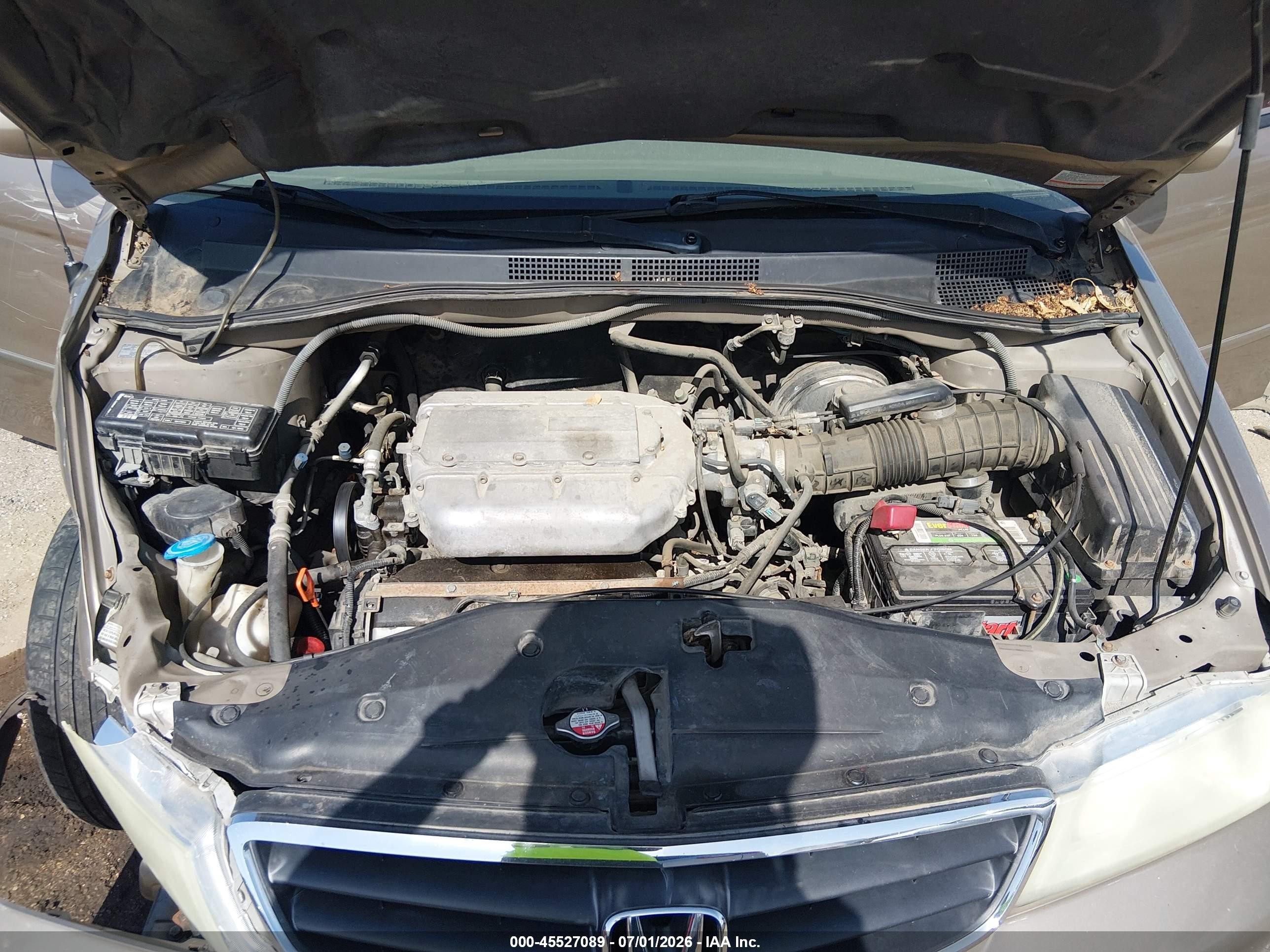2004 Honda Odyssey Ex Желто-коричневый vin: 5FNRL18854B088484
