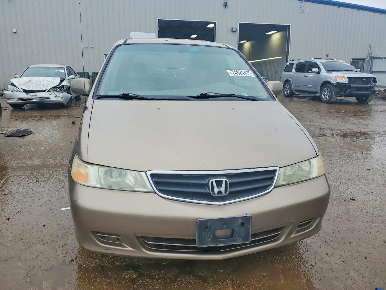 2004 Honda Odyssey Ex Tan vin: 5FNRL18864B133237