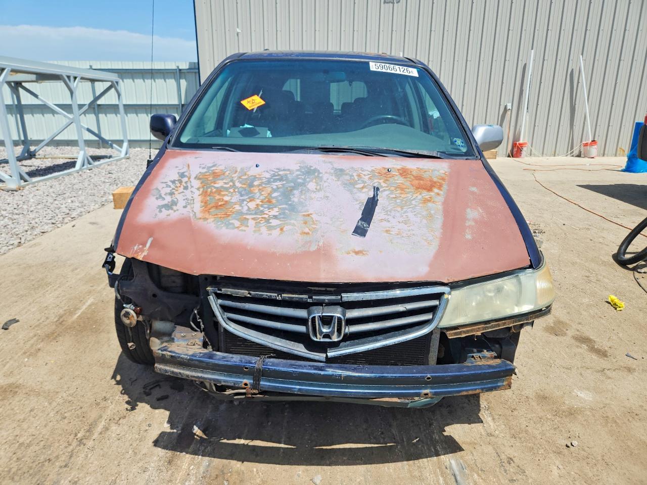 2004 Honda Odyssey Ex Blue vin: 5FNRL18874B087028