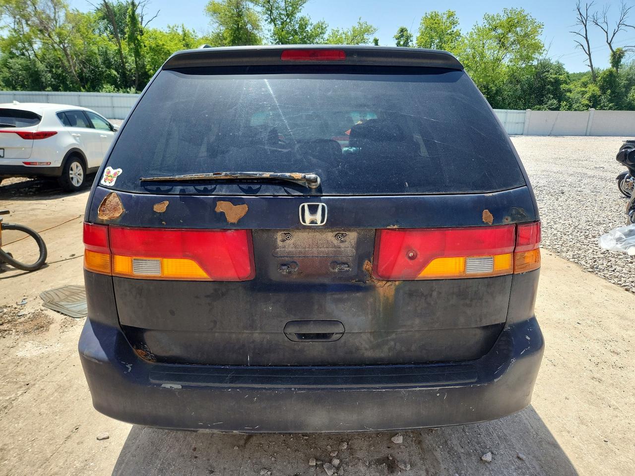 2004 Honda Odyssey Ex Blue vin: 5FNRL18874B087028