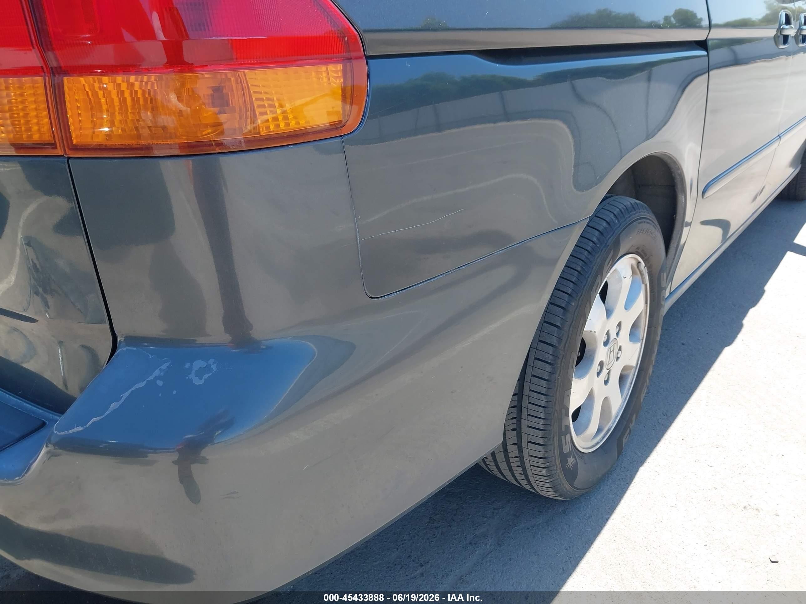2004 Honda Odyssey Ex Blue vin: 5FNRL18874B124496