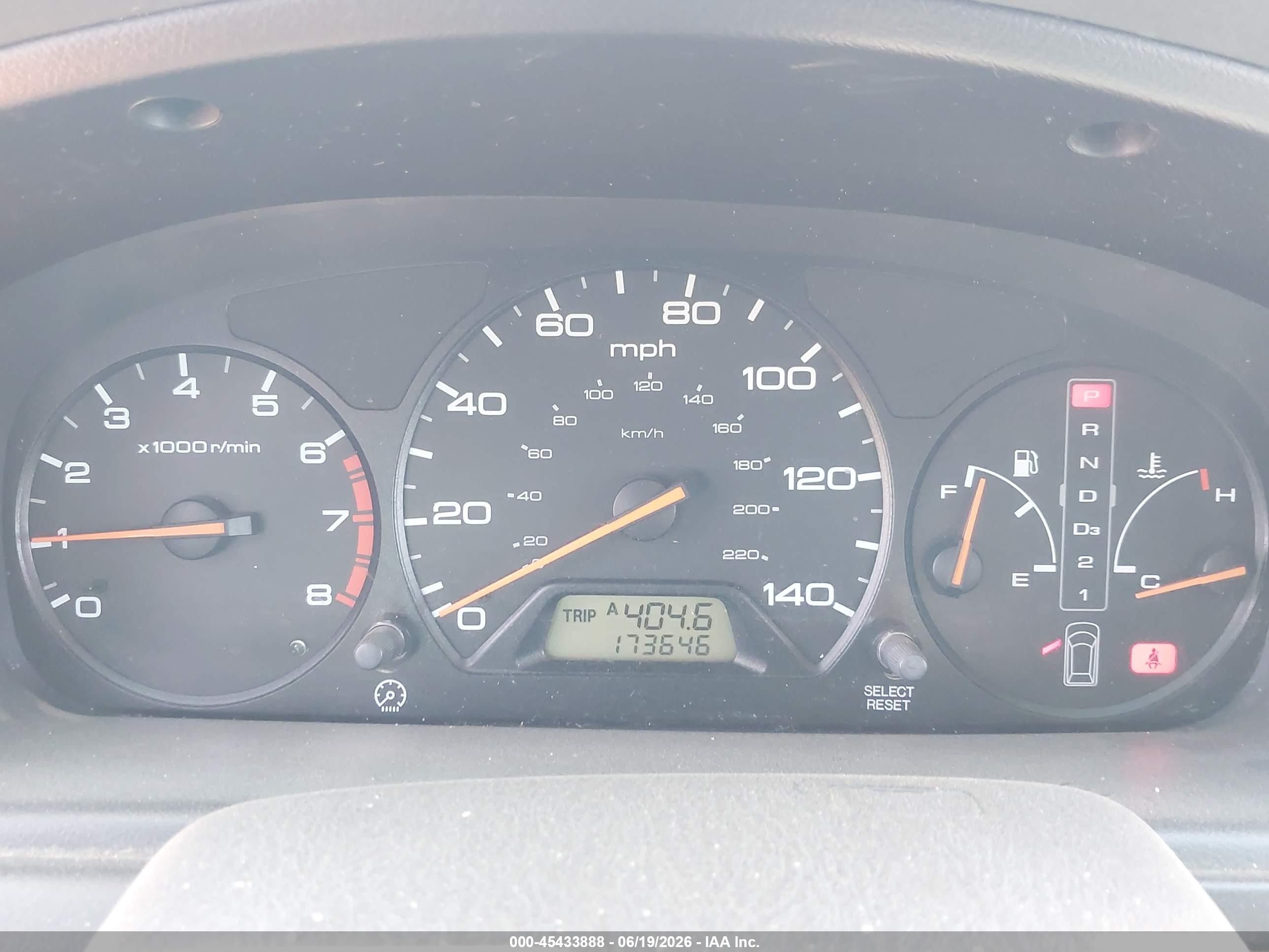 2004 Honda Odyssey Ex Blue vin: 5FNRL18874B124496