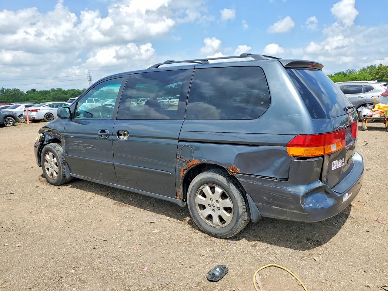 2004 Honda Odyssey Ex Gray vin: 5FNRL18874B151021