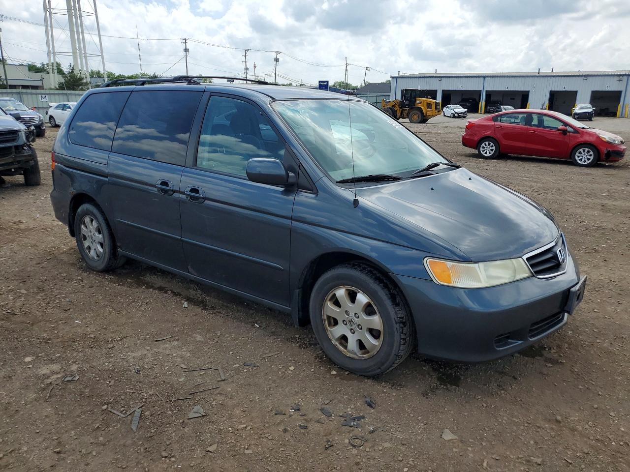 2004 Honda Odyssey Ex Gray vin: 5FNRL18874B151021