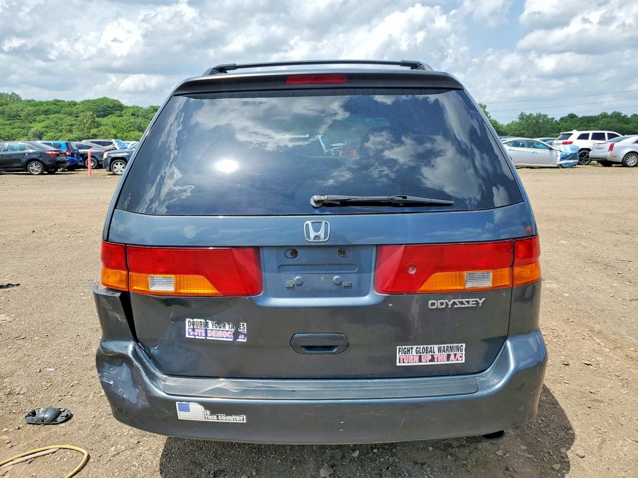 2004 Honda Odyssey Ex Gray vin: 5FNRL18874B151021