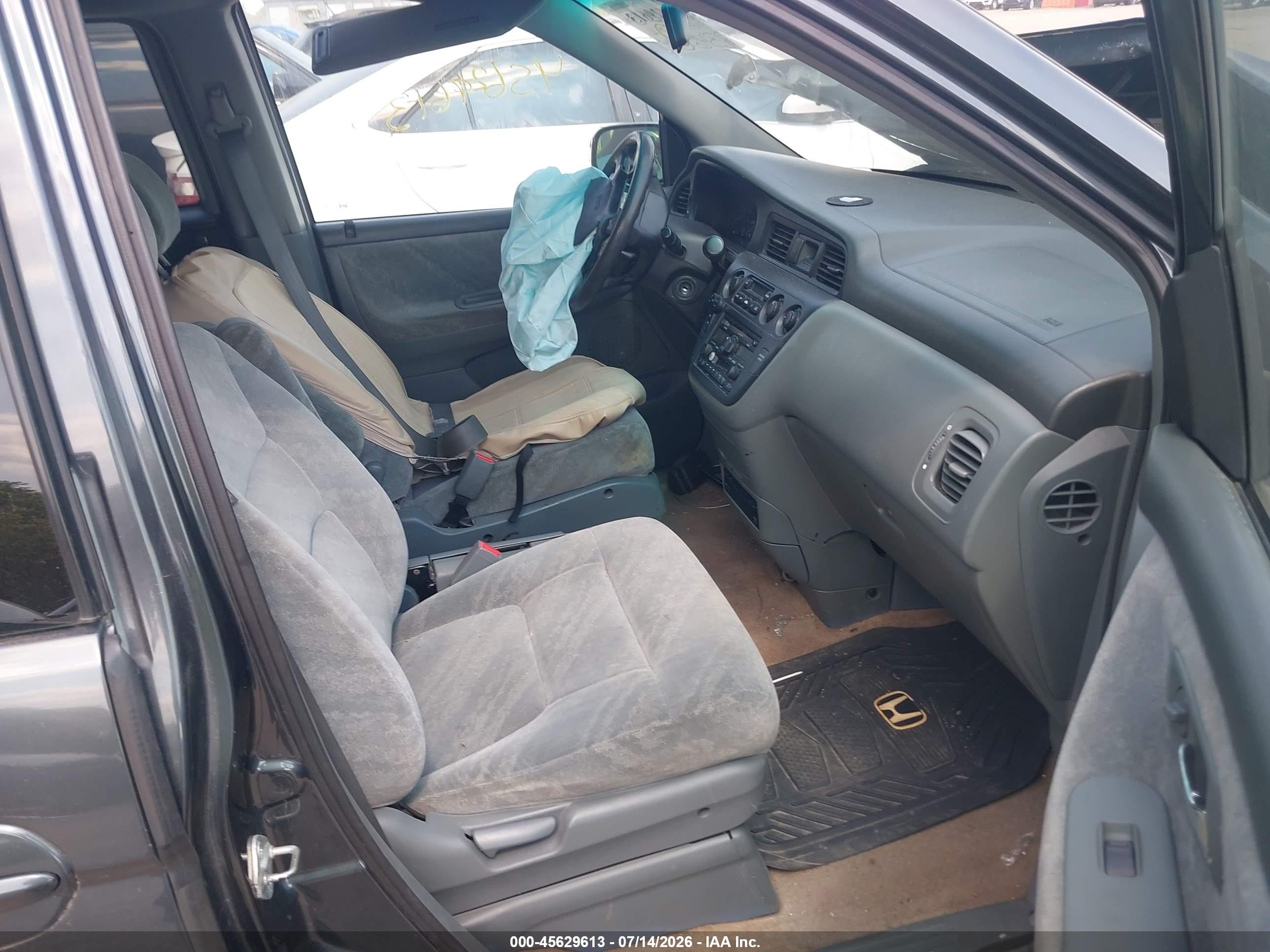 2004 Honda Odyssey Ex Gray vin: 5FNRL18884B083604