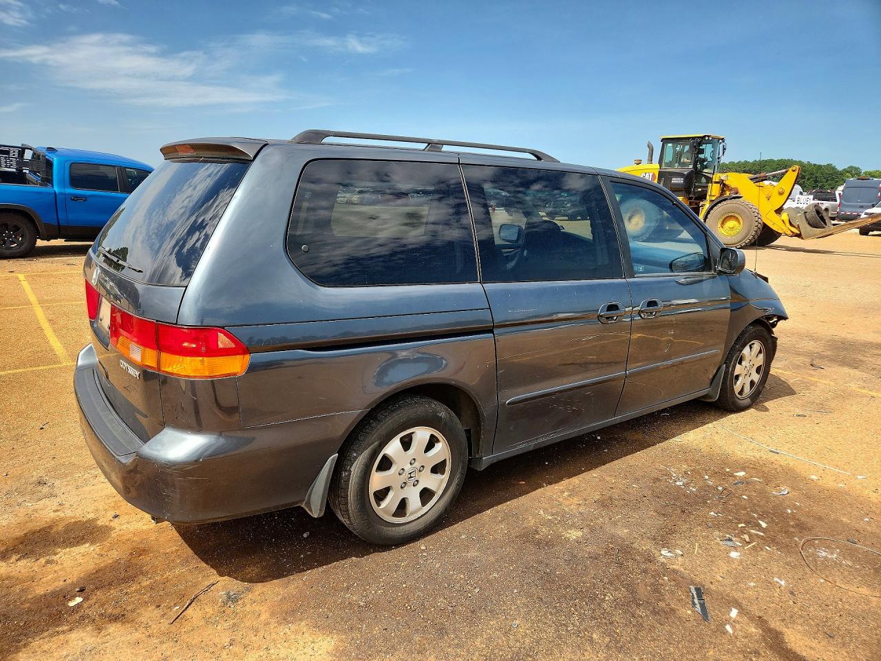 2004 Honda Odyssey Ex Gray vin: 5FNRL18894B112303