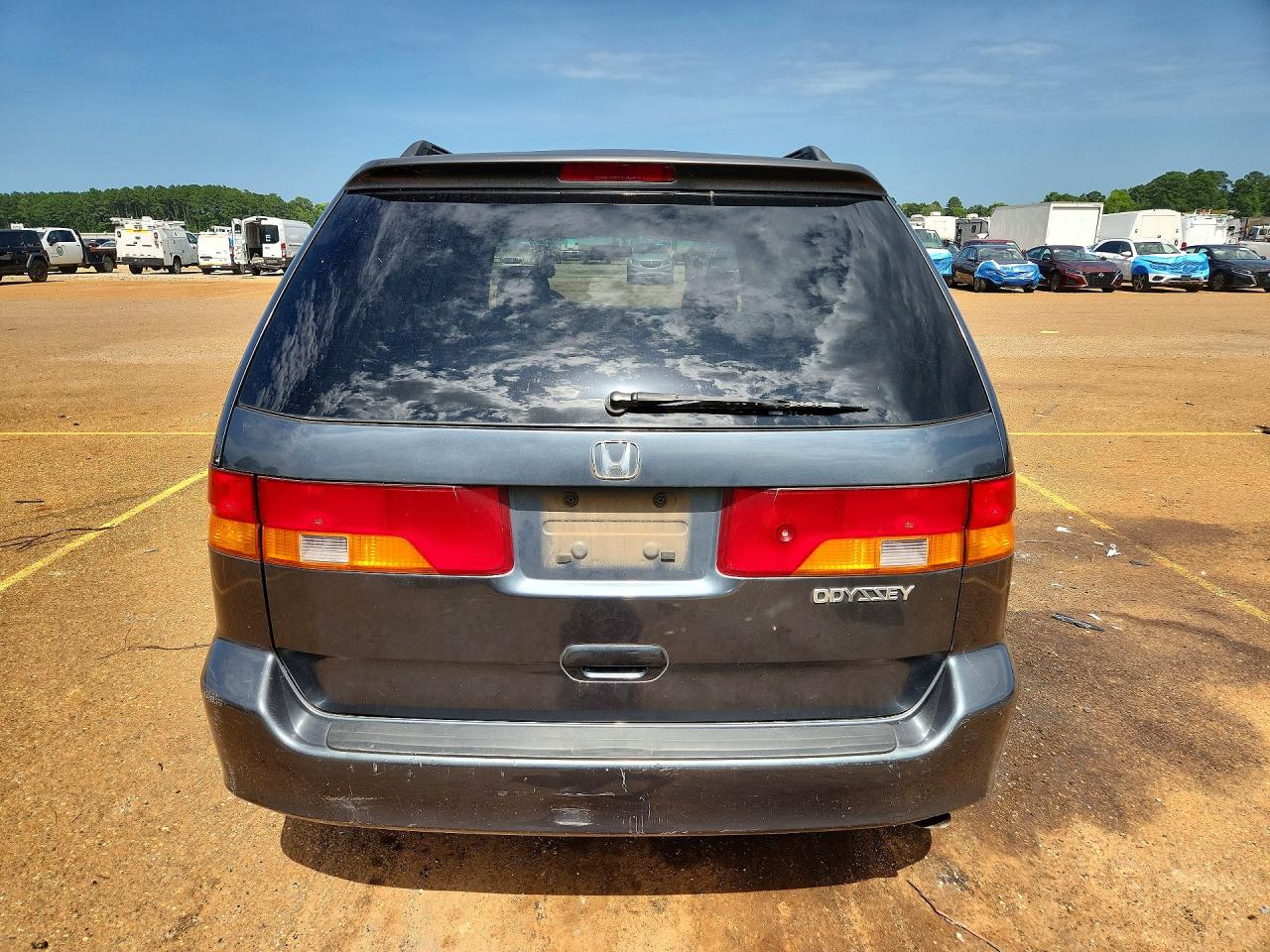 2004 Honda Odyssey Ex Gray vin: 5FNRL18894B112303