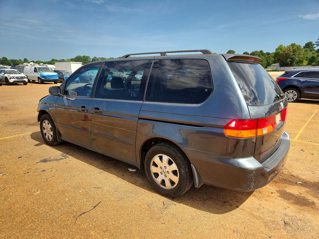 2004 Honda Odyssey Ex Gray vin: 5FNRL18894B112303