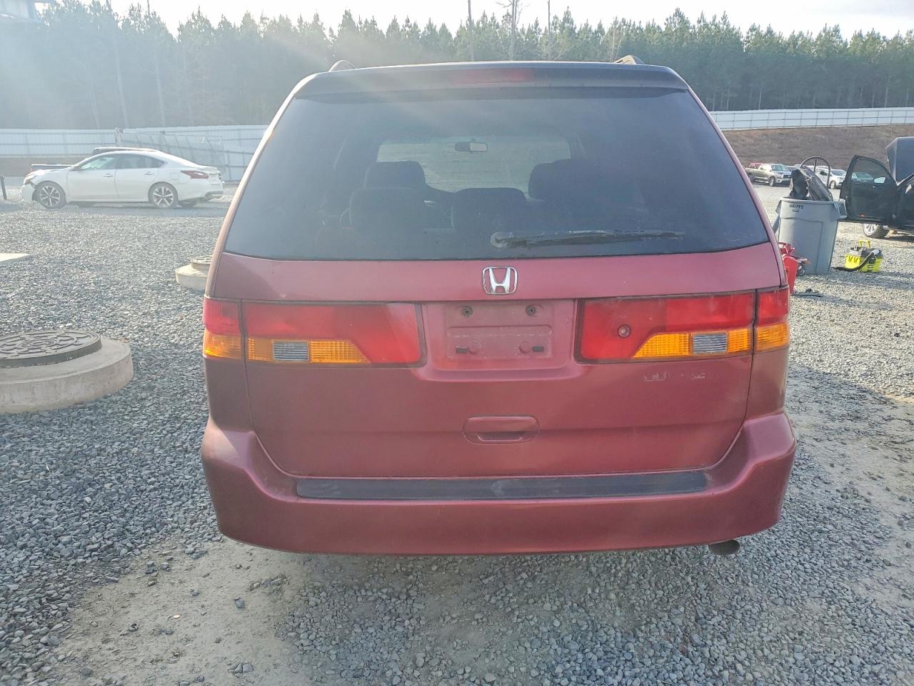 2004 Honda Odyssey Ex Maroon vin: 5FNRL18894B119588