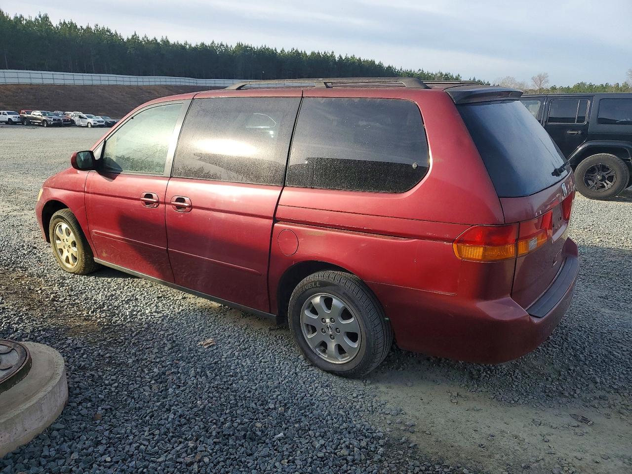 2004 Honda Odyssey Ex Maroon vin: 5FNRL18894B119588