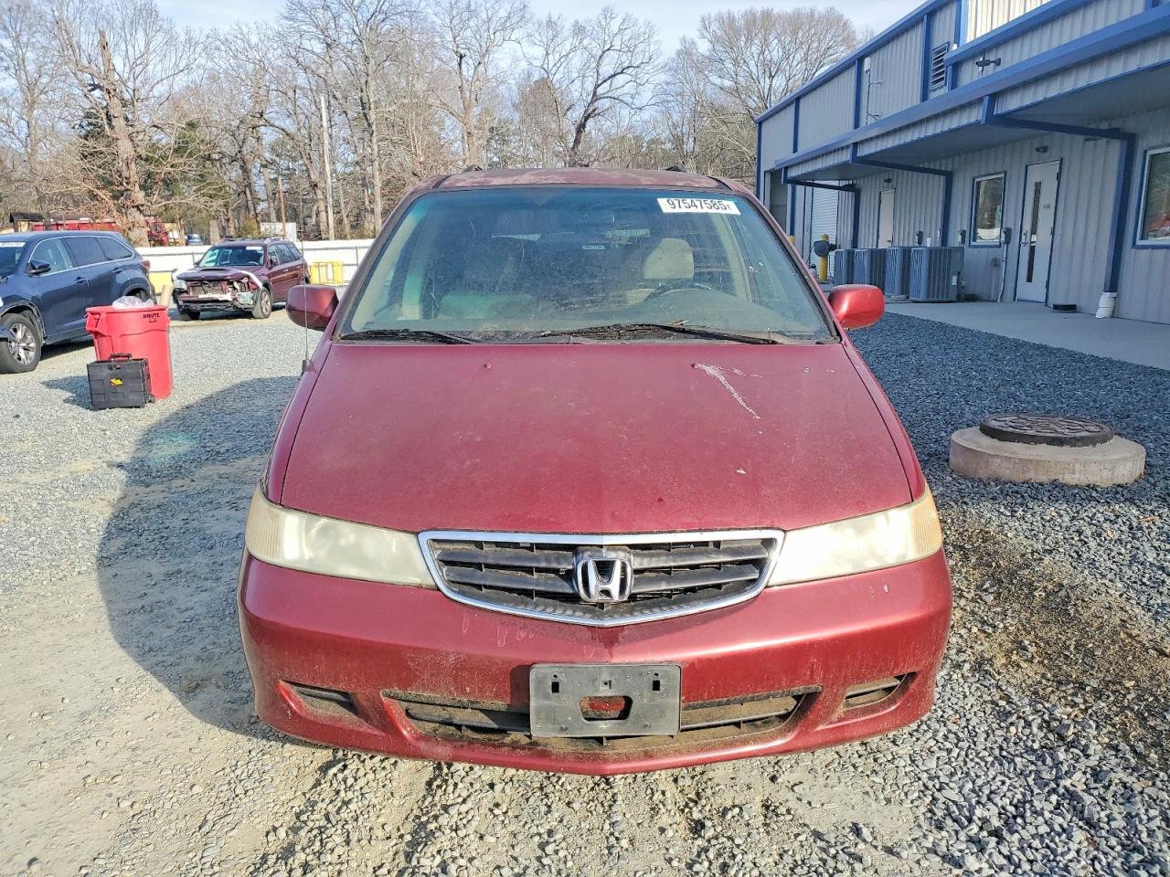 2004 Honda Odyssey Ex Maroon vin: 5FNRL18894B119588