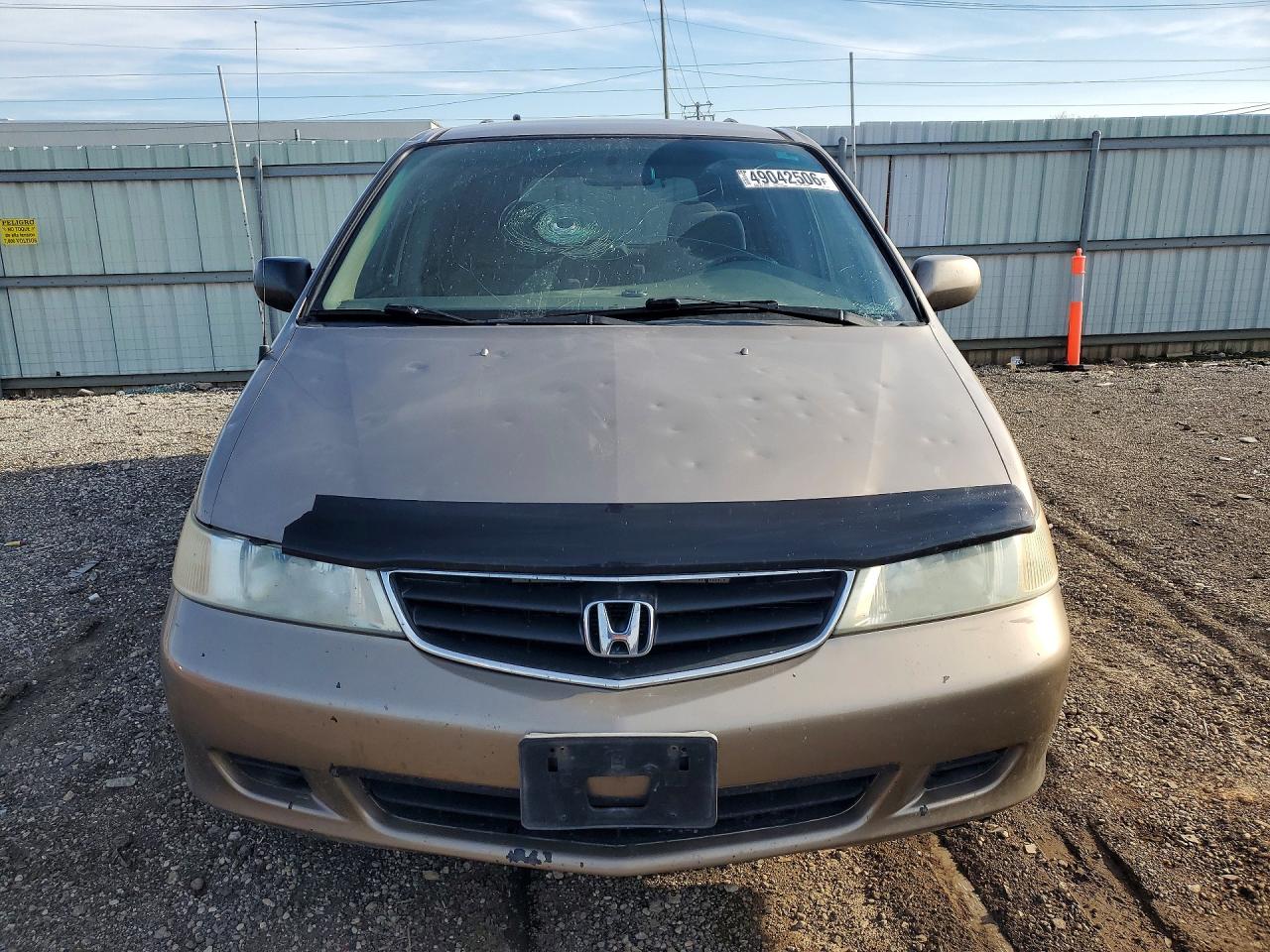 2004 Honda Odyssey Ex Золотой vin: 5FNRL188X4B142460