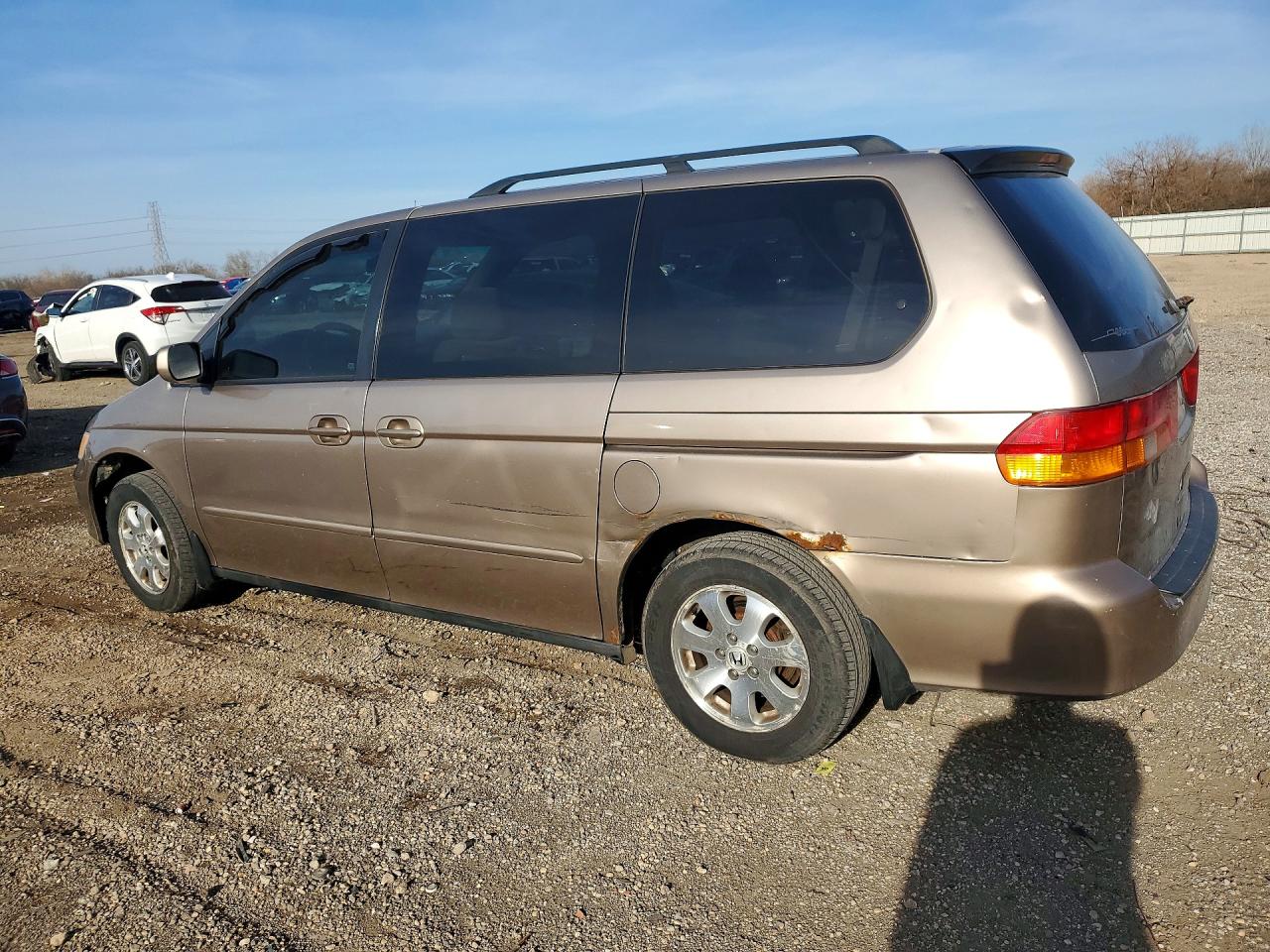 2004 Honda Odyssey Ex Золотой vin: 5FNRL188X4B142460