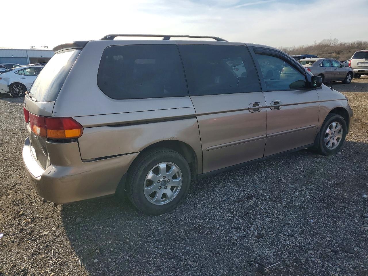 2004 Honda Odyssey Ex Золотой vin: 5FNRL188X4B142460