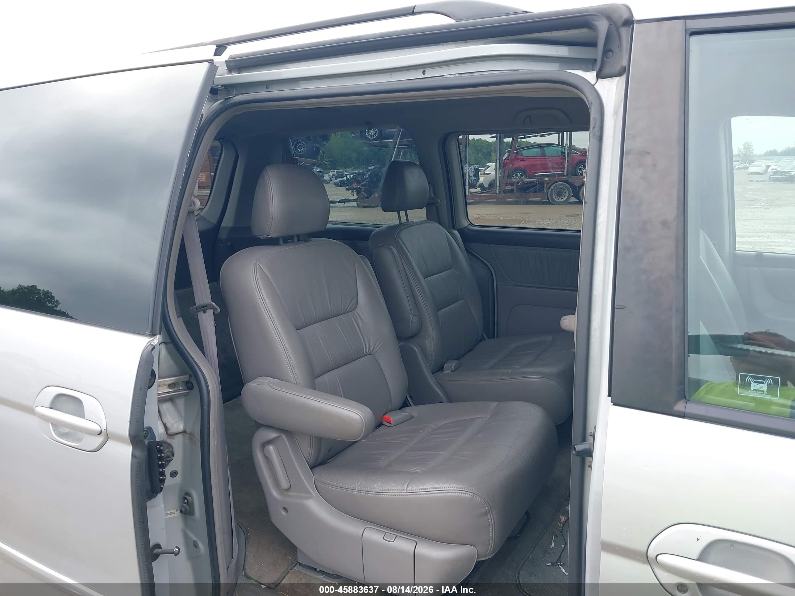 2003 Honda Odyssey Ex-l Silver vin: 5FNRL18903B015062