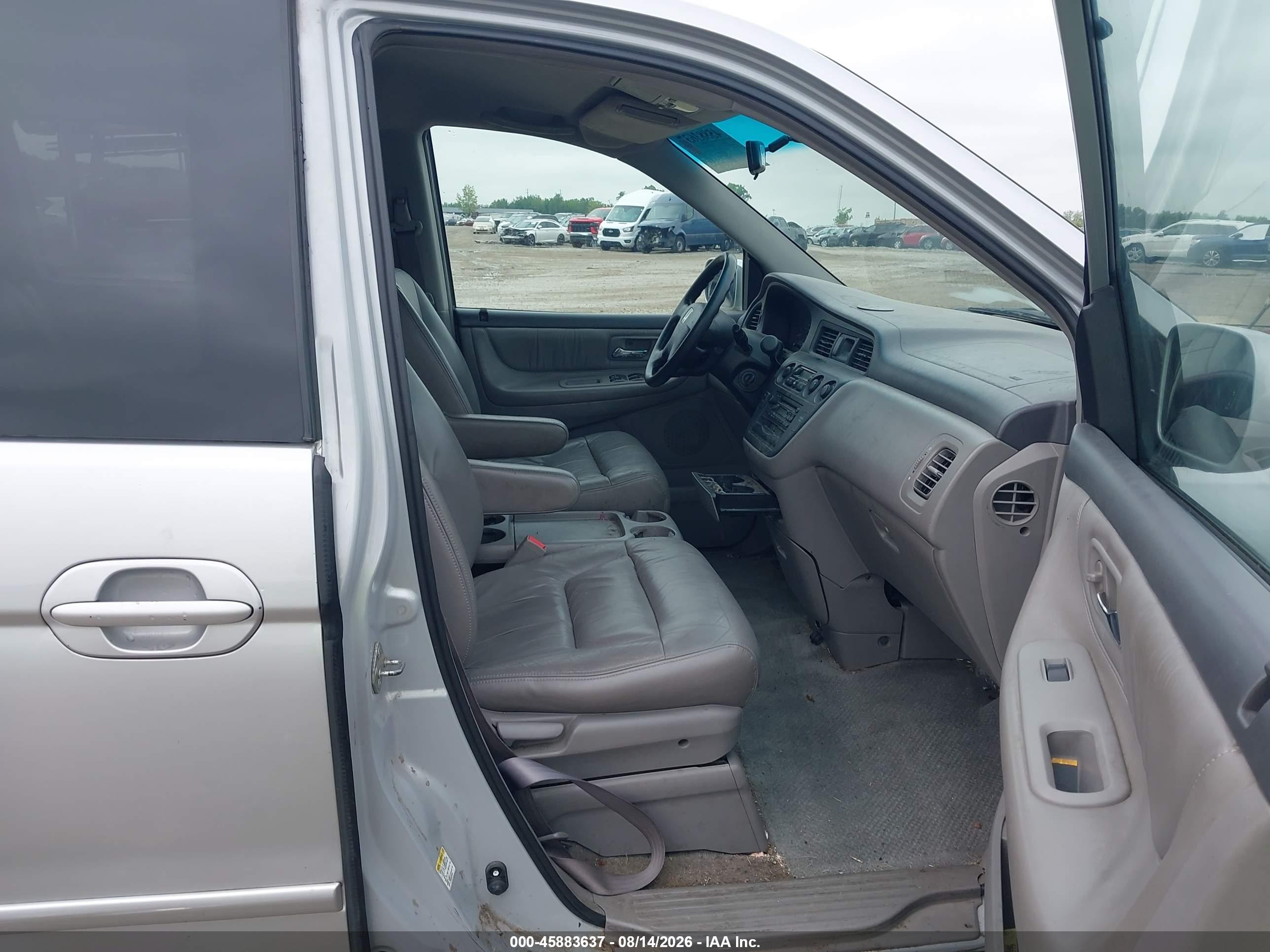 2003 Honda Odyssey Ex-l Silver vin: 5FNRL18903B015062