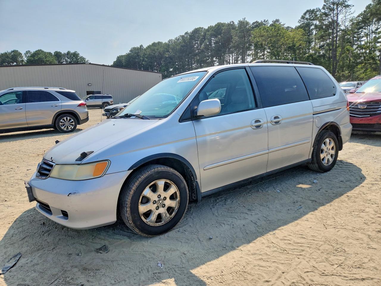 2003 Honda Odessey Серый vin: 5FNRL18903B023680